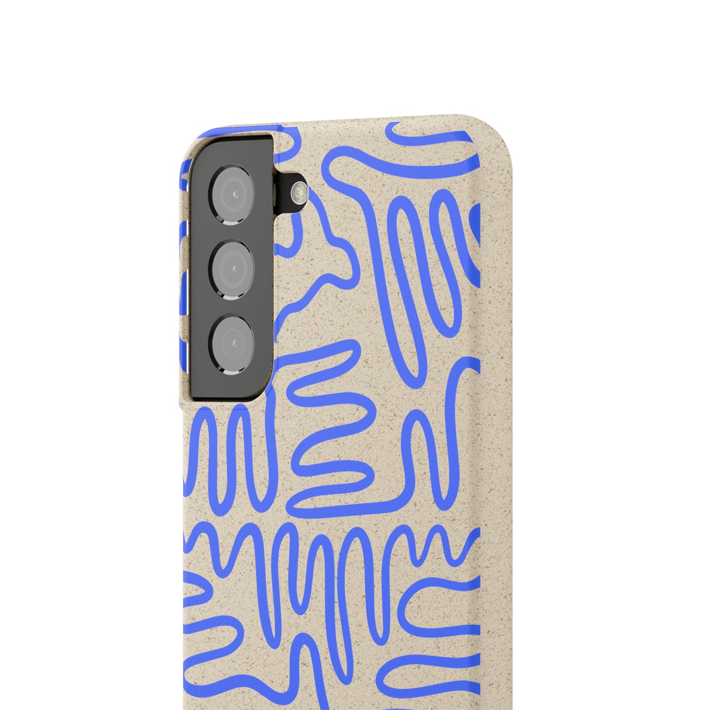 Blue Squigles | 100% Biodegradable Phone Case