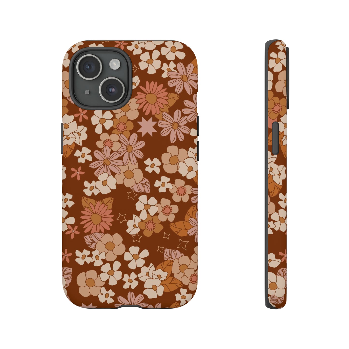 Deep Maroon Meadow | Tough Phone Case