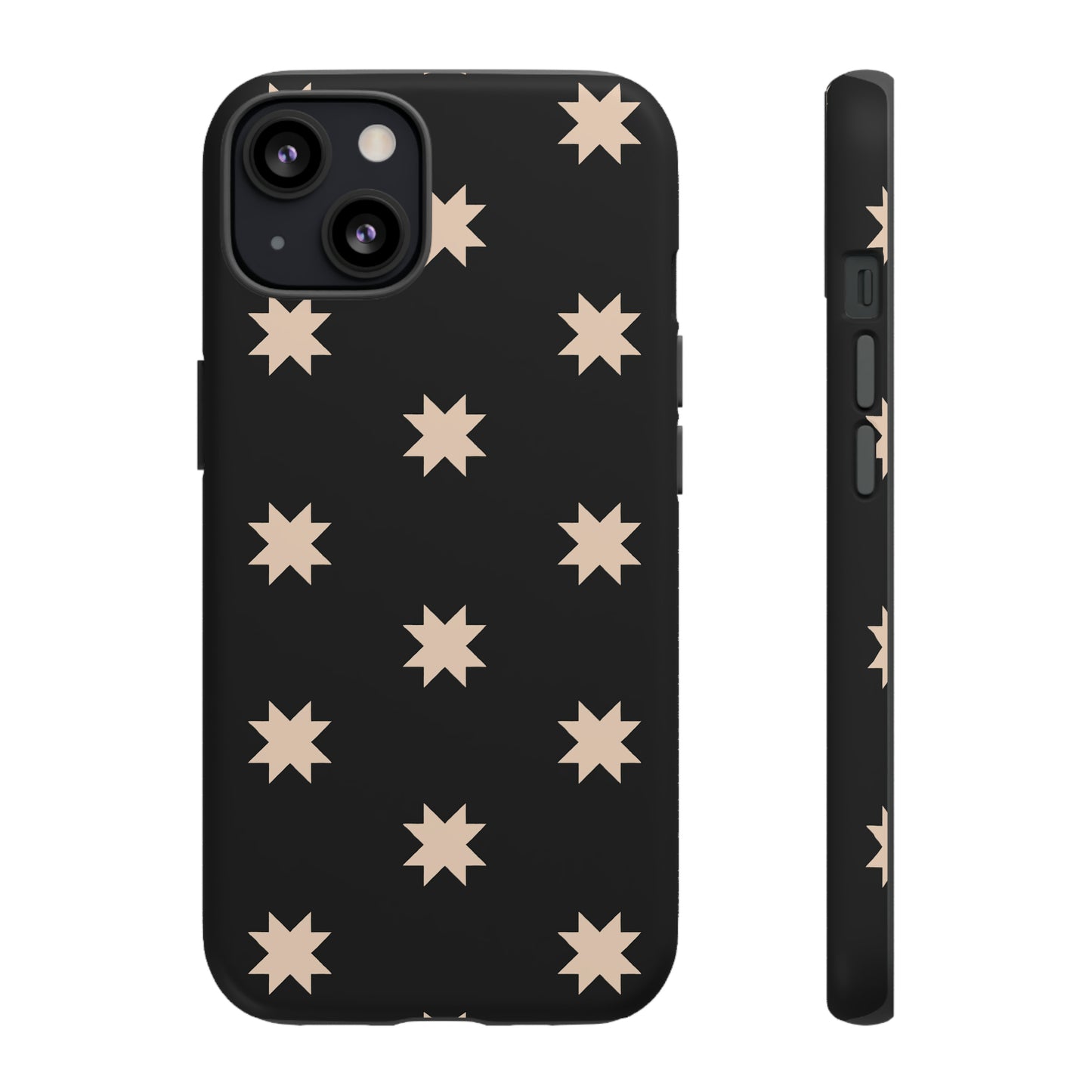 Black Star Quilt Block | Tough Phone Case