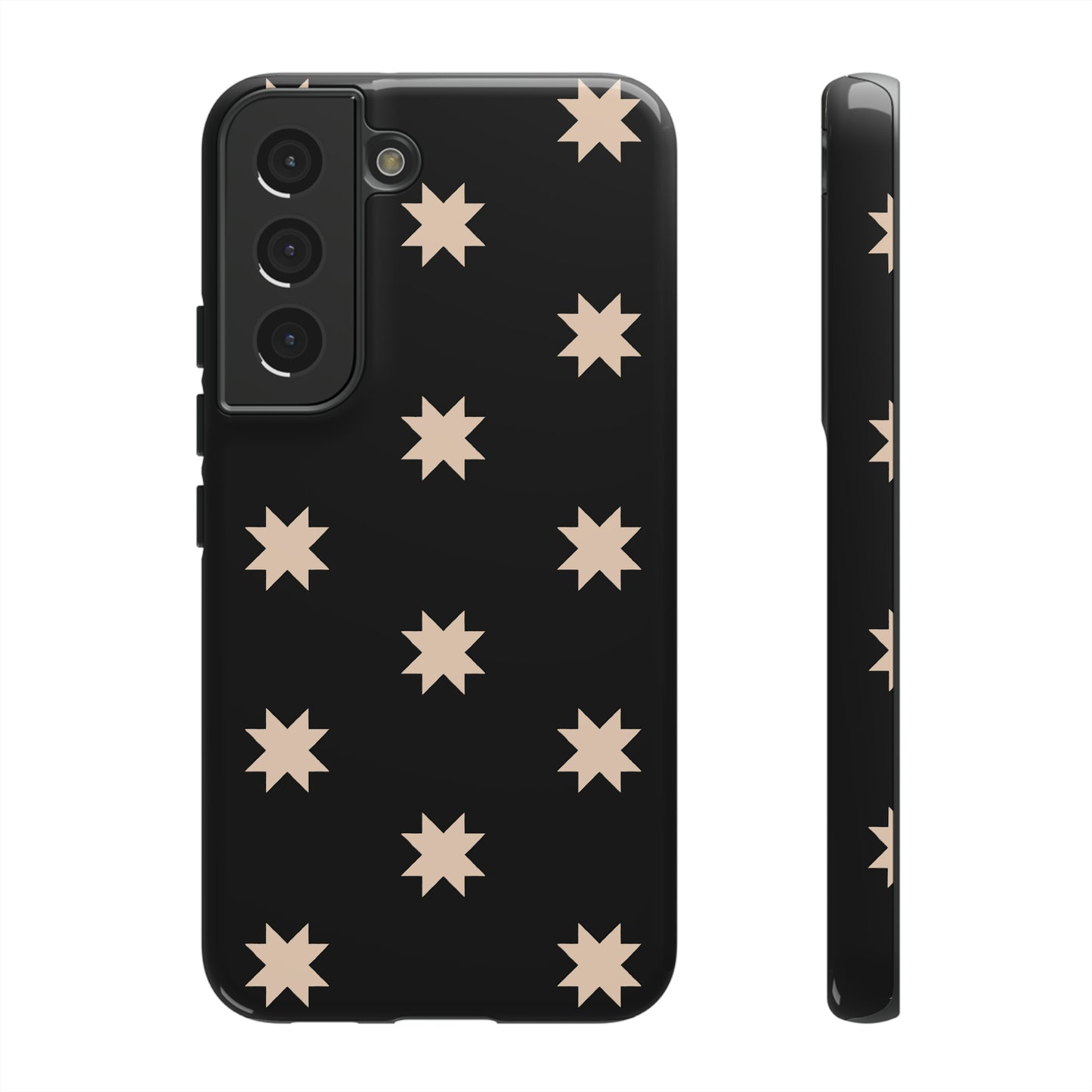 Black Star Quilt Block | Tough Phone Case