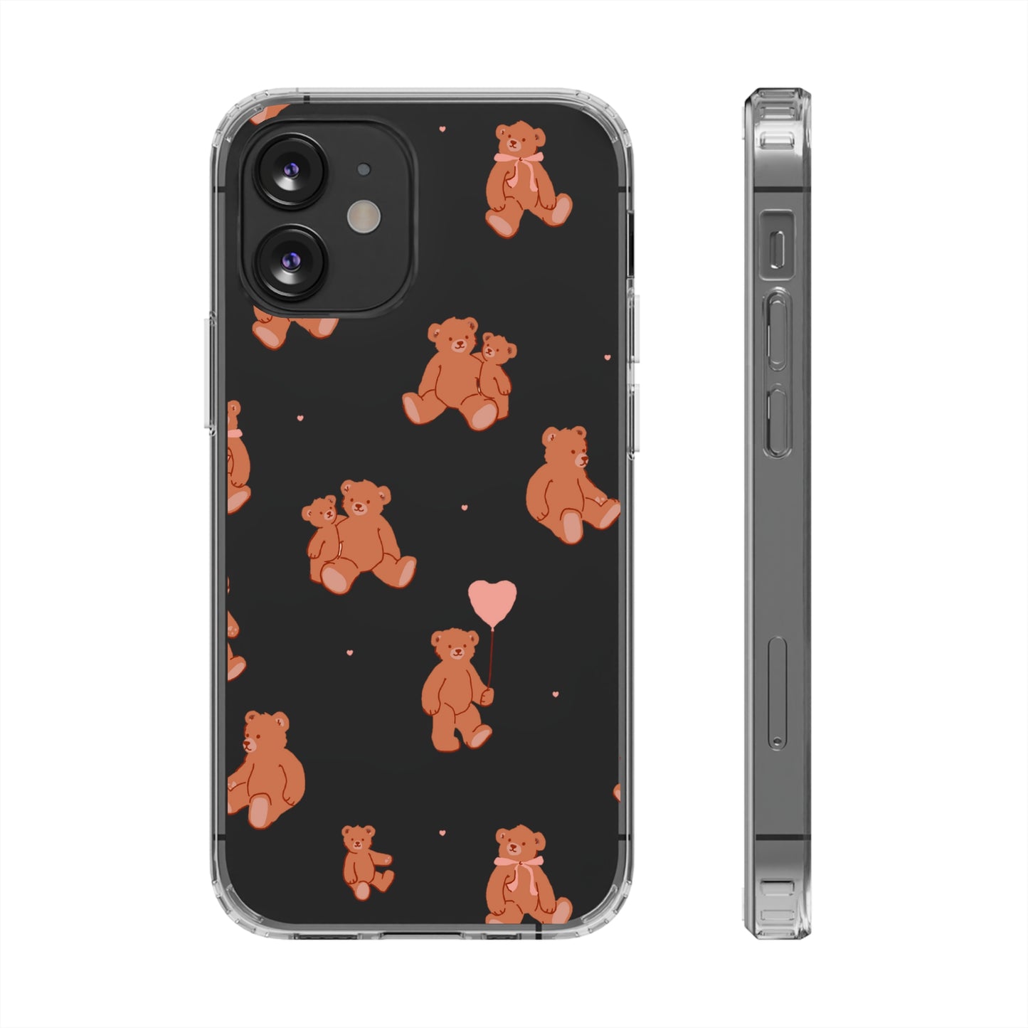 Teddy Bear Clear Phone Cases