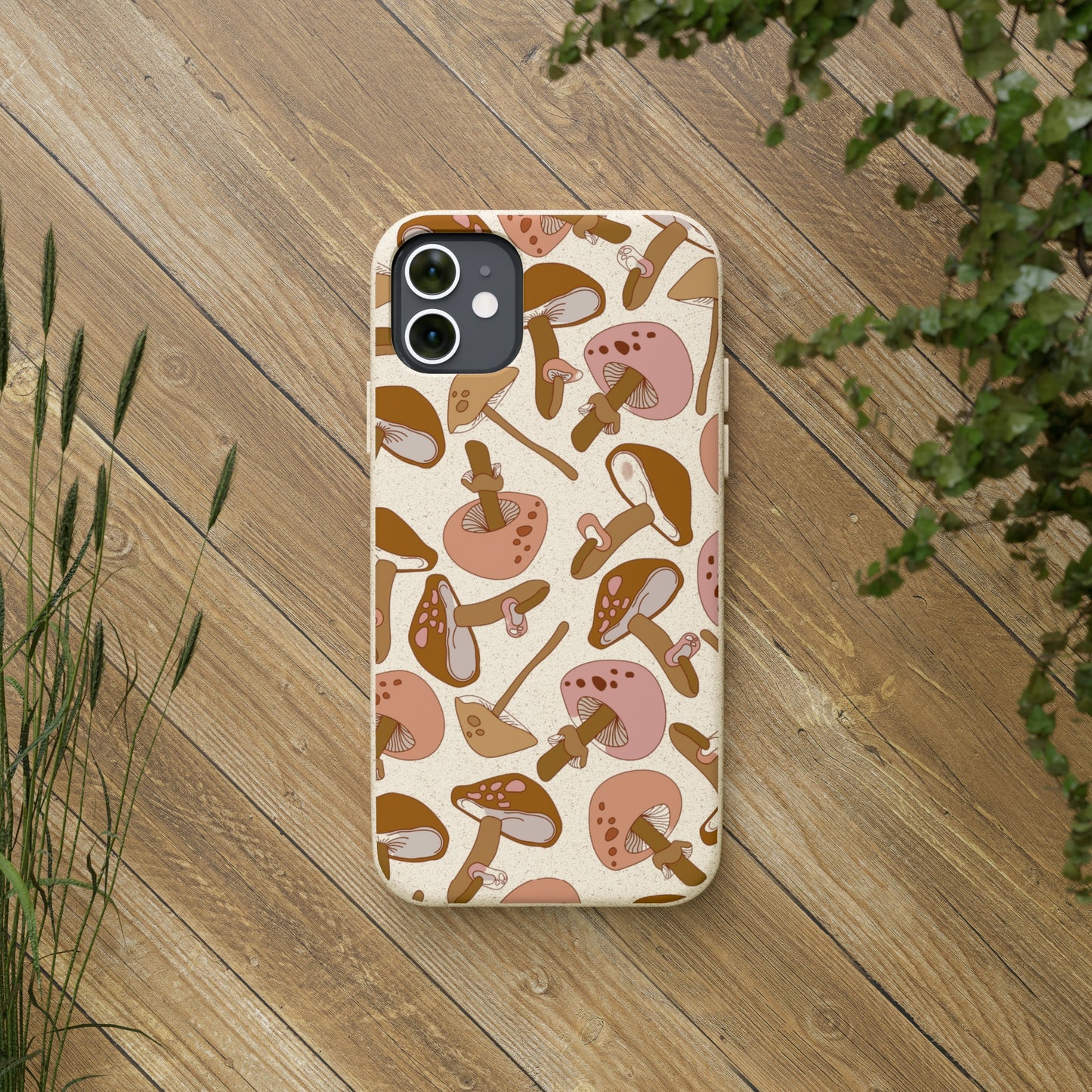 Foraging Mushrooms | 100% Biodegradable Phone Case