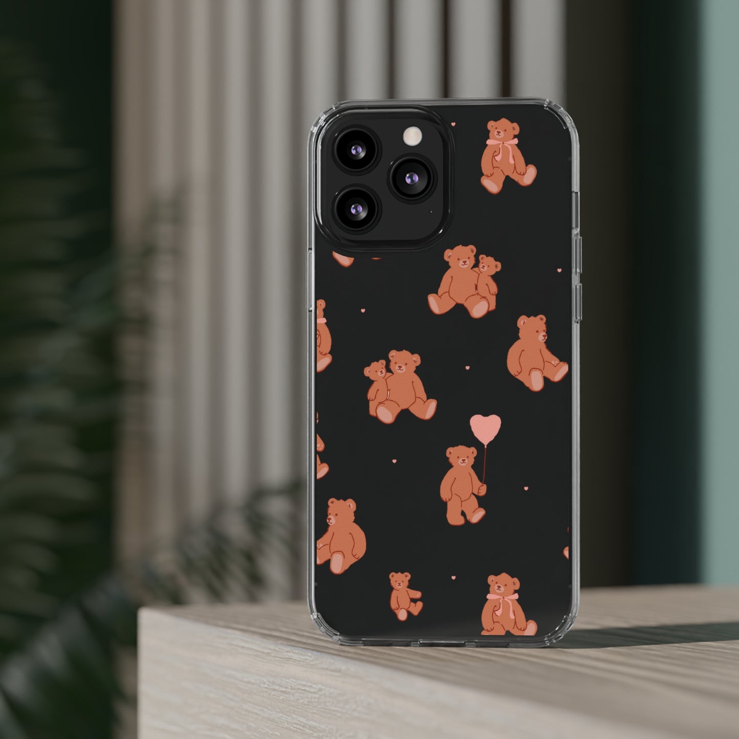 Teddy Bear Clear Phone Cases