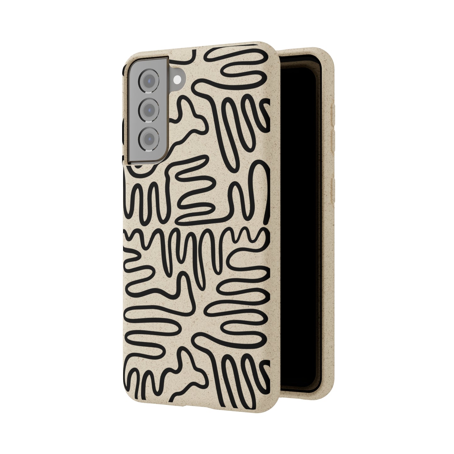 Black Squigles | 100% Biodegradable Phone Case