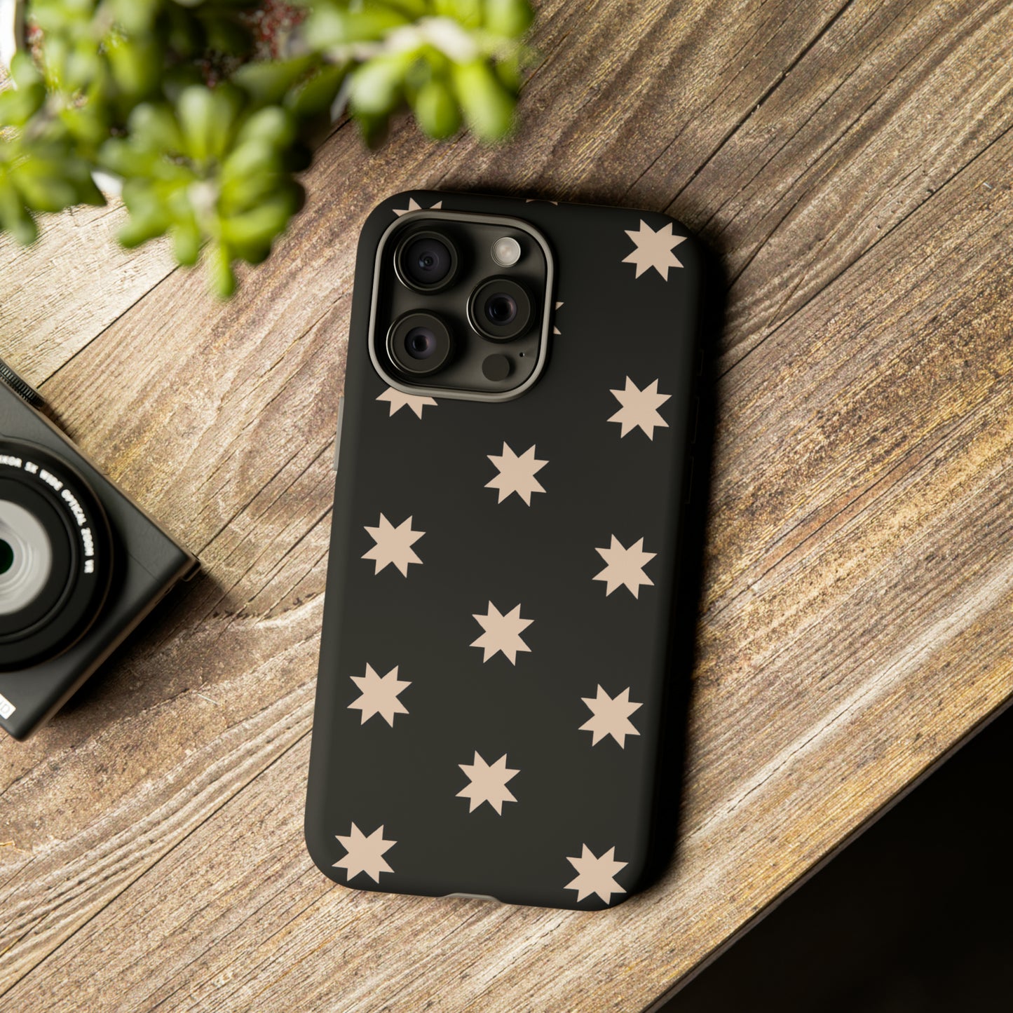 Black Star Quilt Block | Tough Phone Case