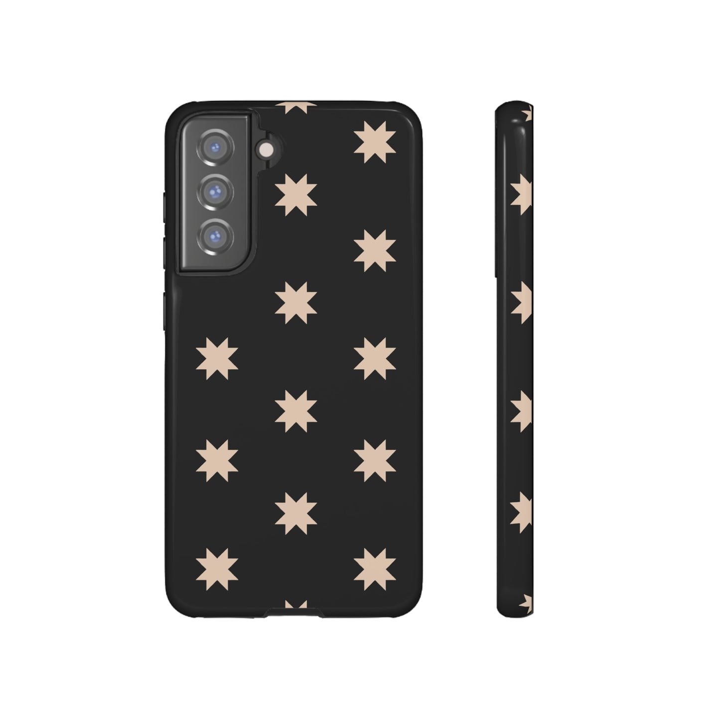 Black Star Quilt Block | Tough Phone Case