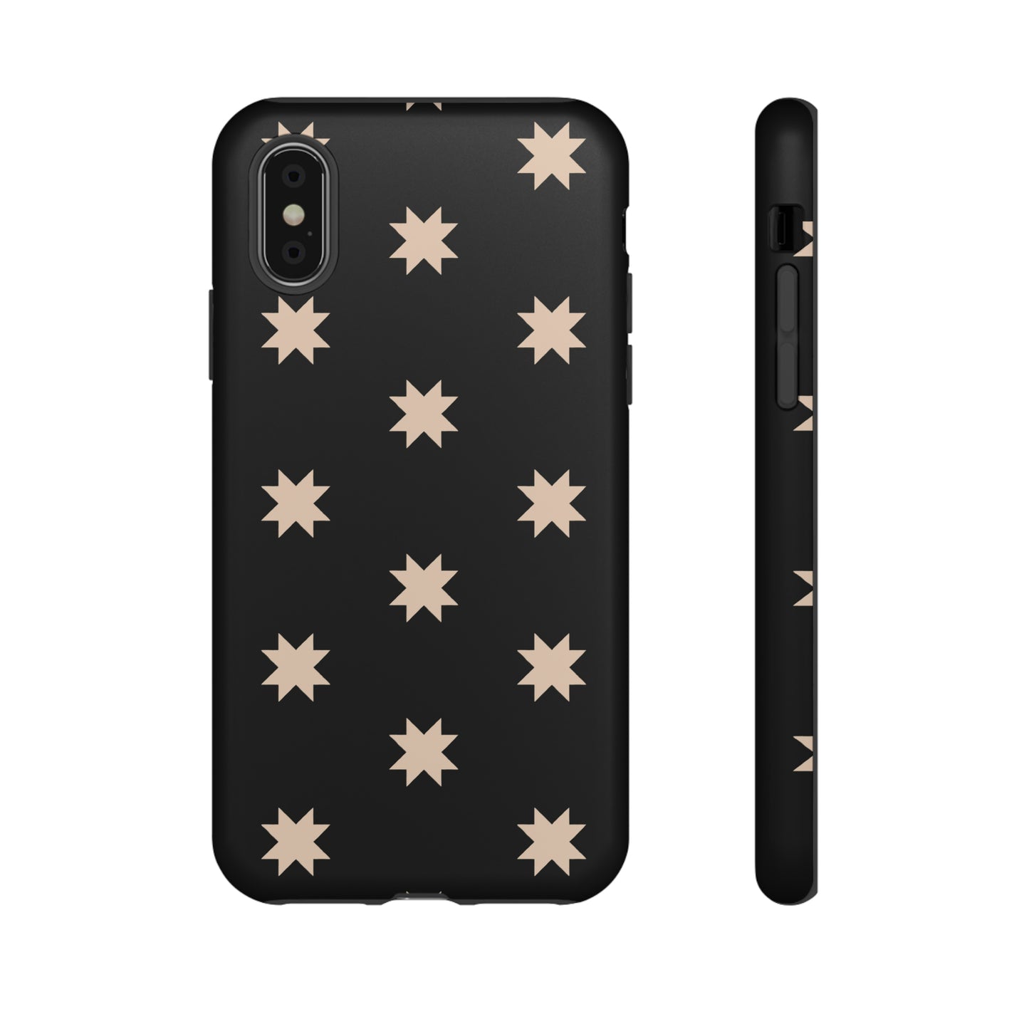 Black Star Quilt Block | Tough Phone Case