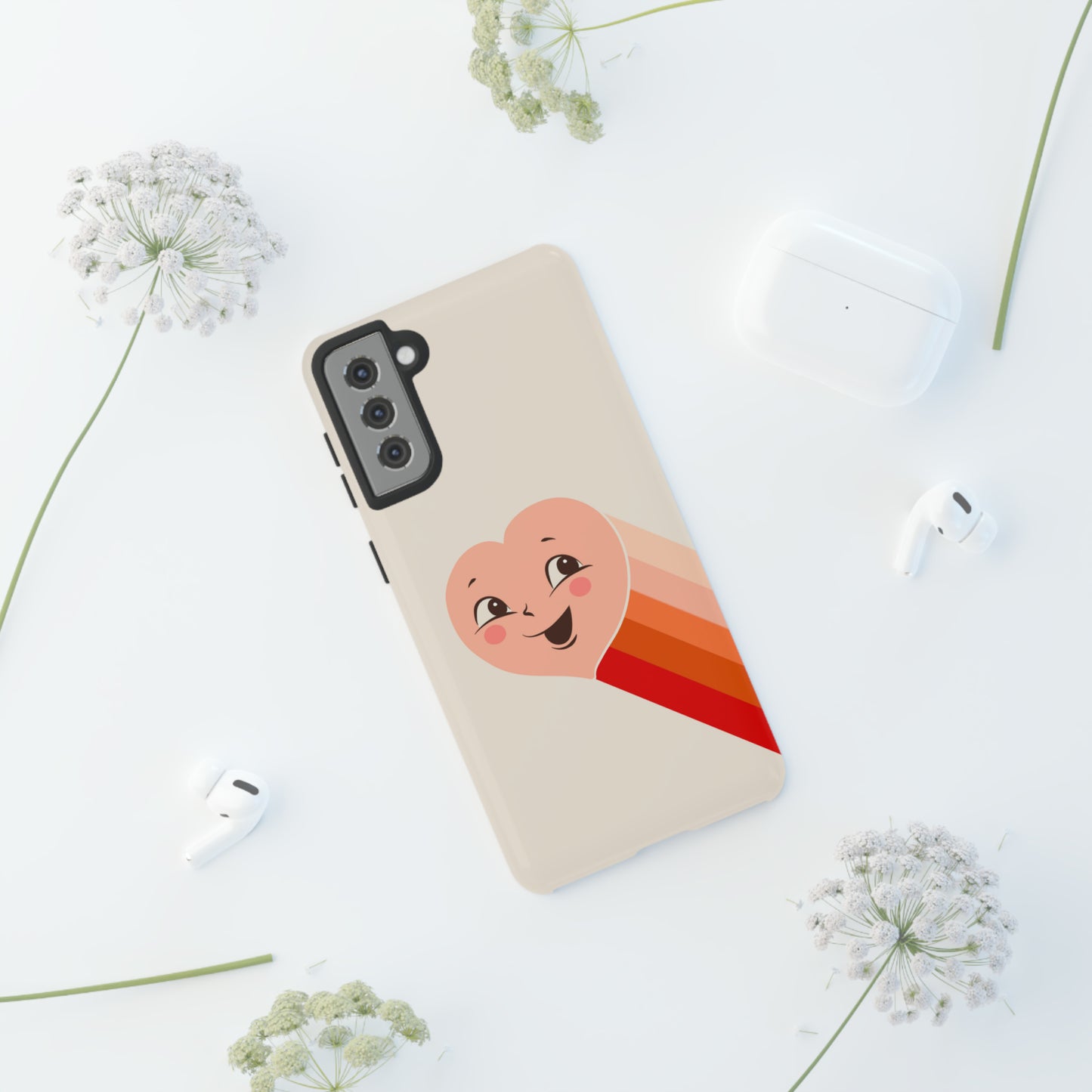 Retro Shooting Heart | Tough Phone Case