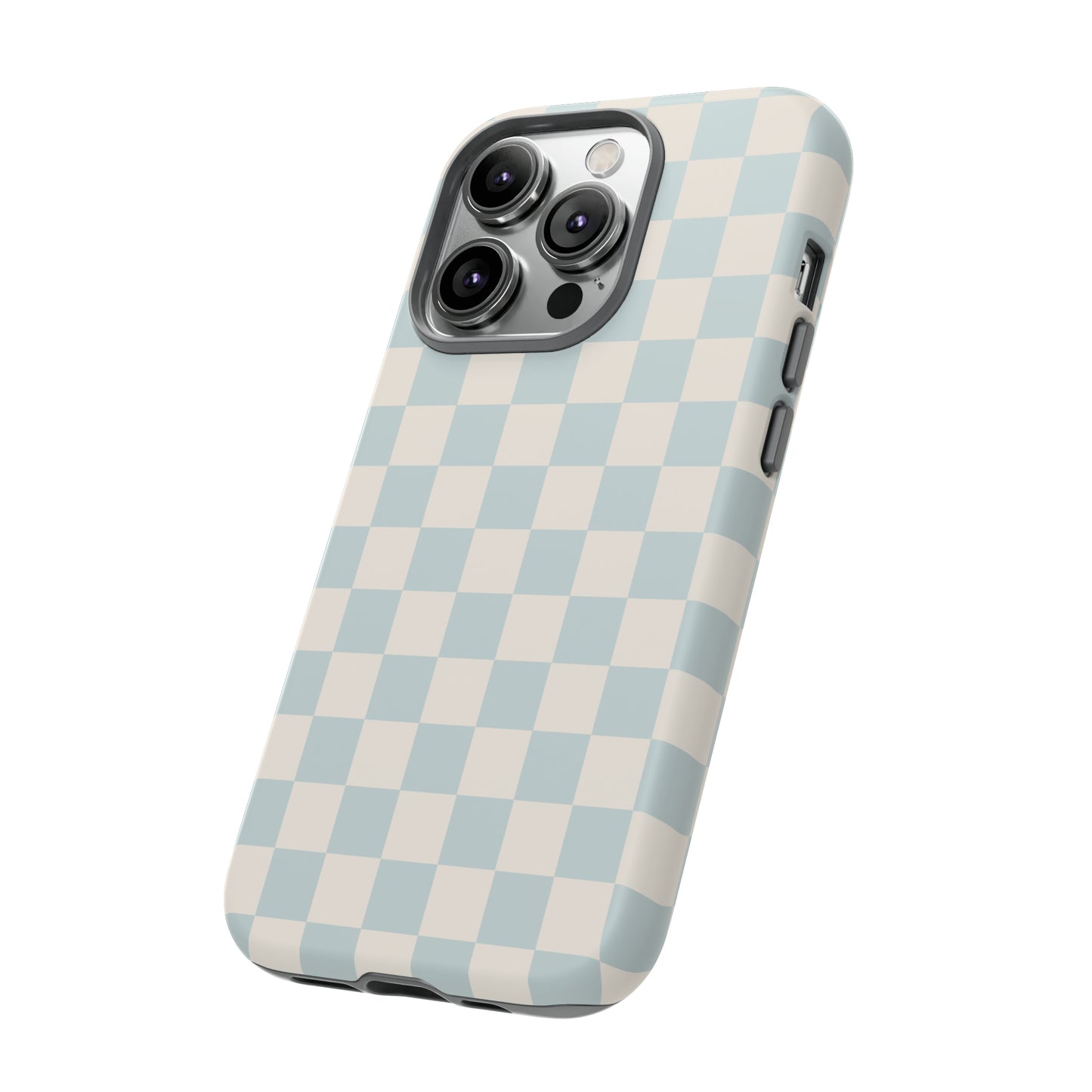 Light Blue Checkers | Tough Phone Case