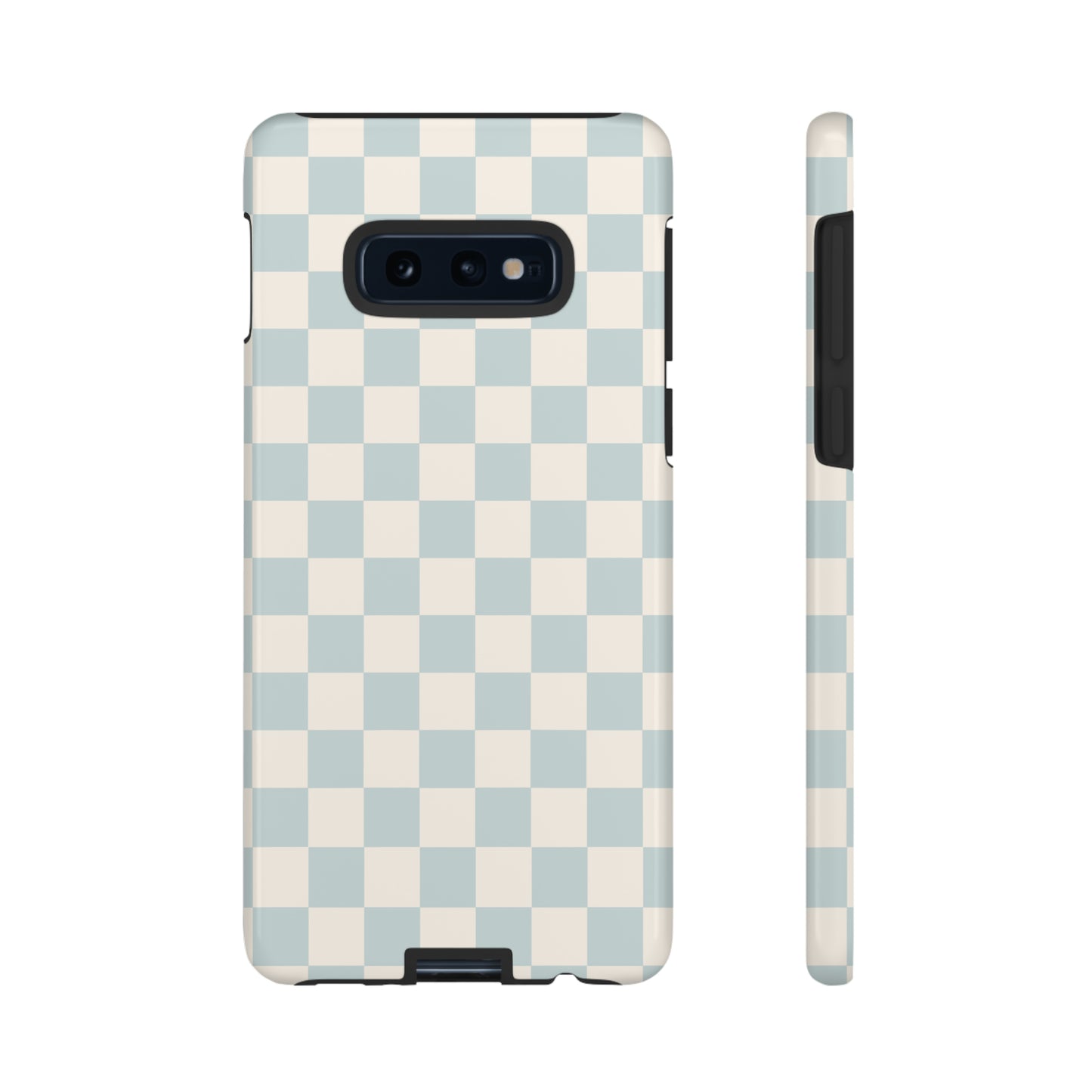 Light Blue Checkers | Tough Phone Case