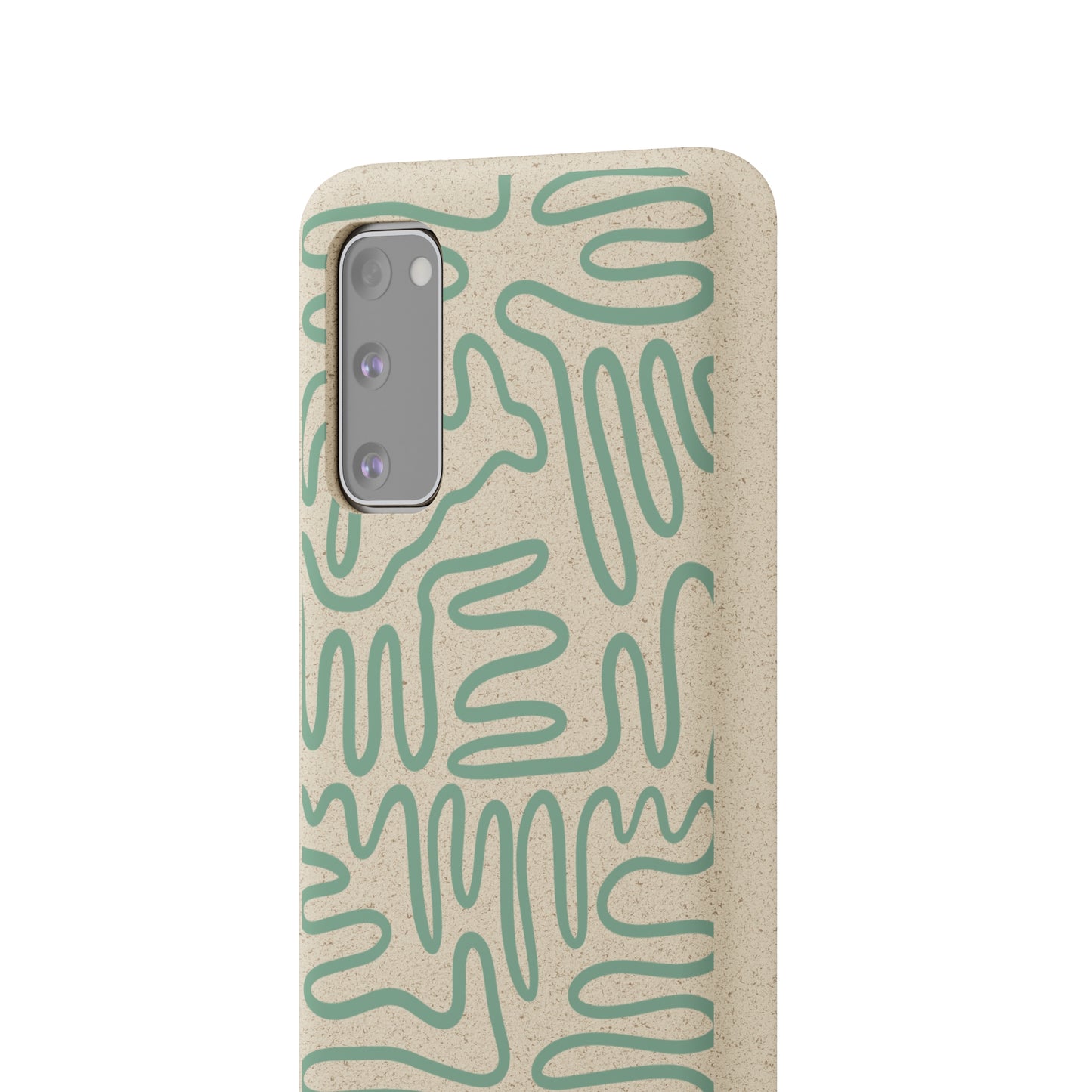 Green Squigles | 100% Biodegradable Phone Case