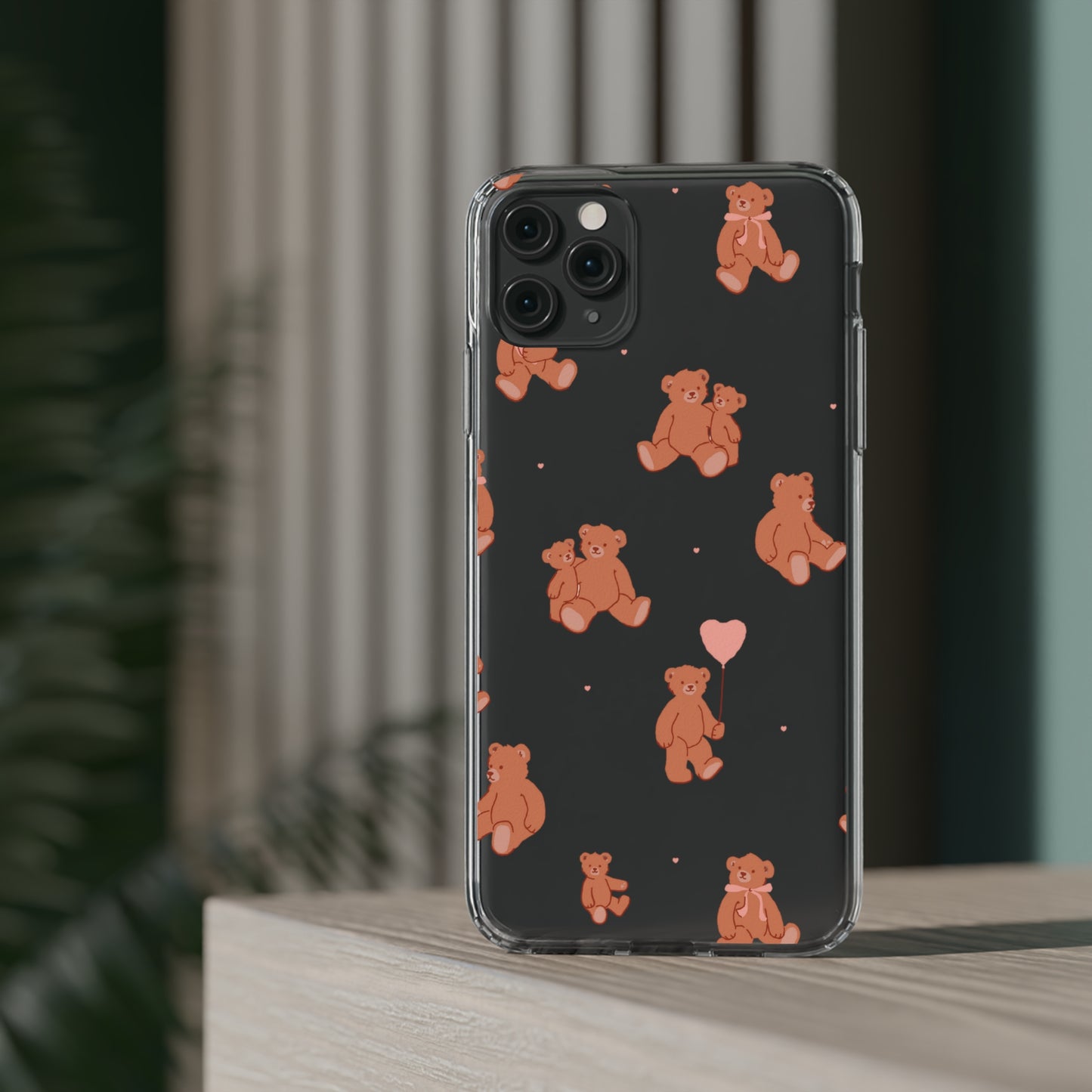 Teddy Bear Clear Phone Cases