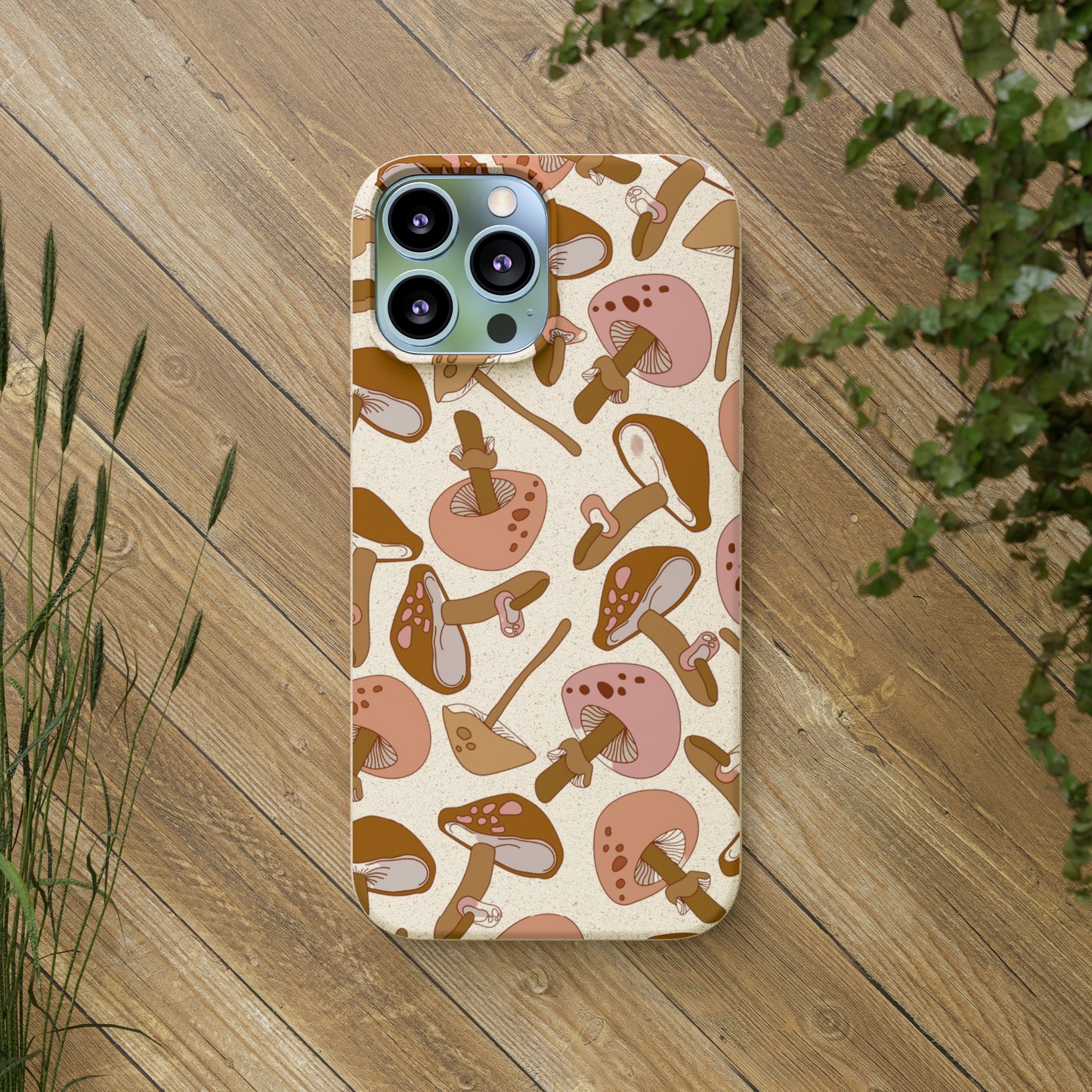 Foraging Mushrooms | 100% Biodegradable Phone Case