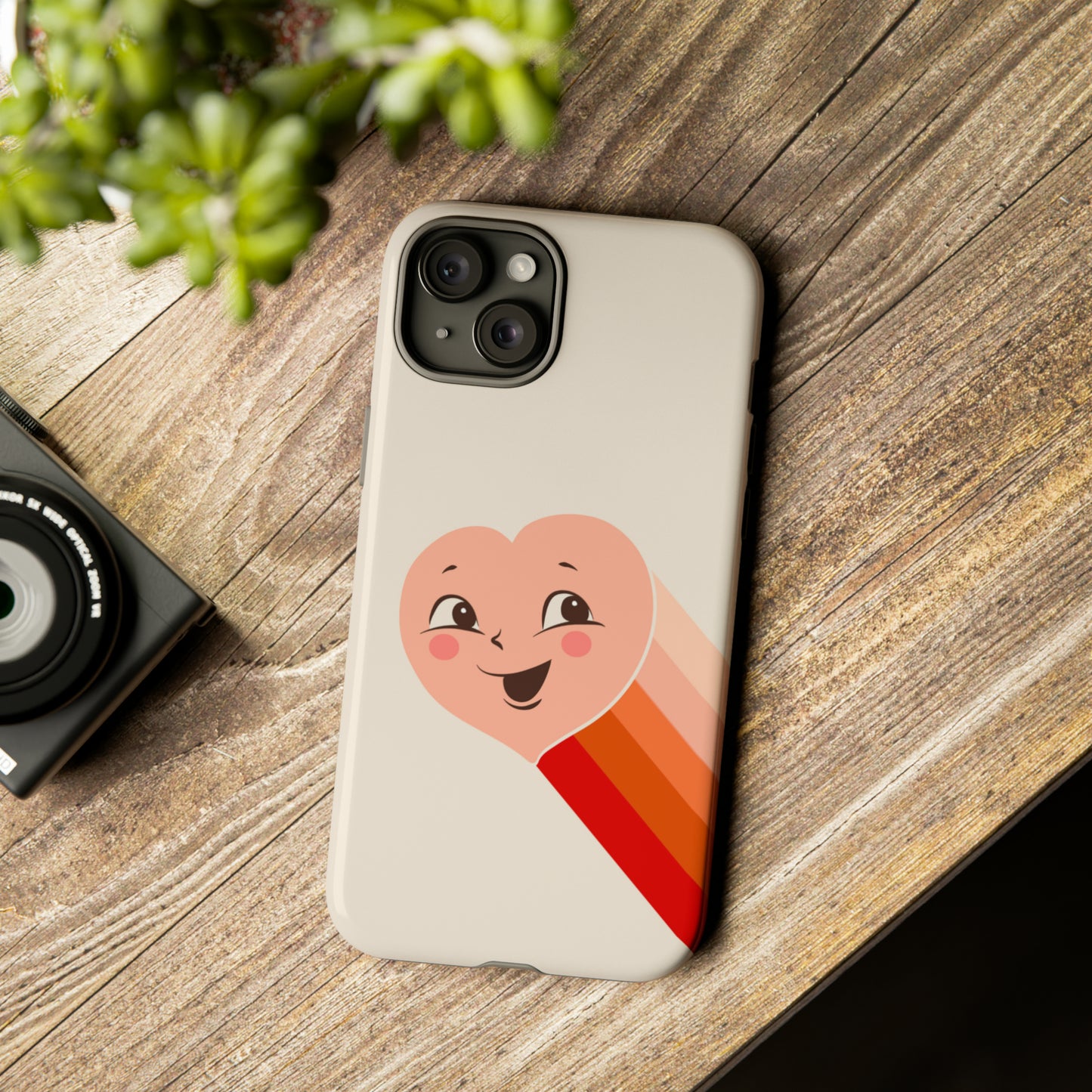 Retro Shooting Heart | Tough Phone Case