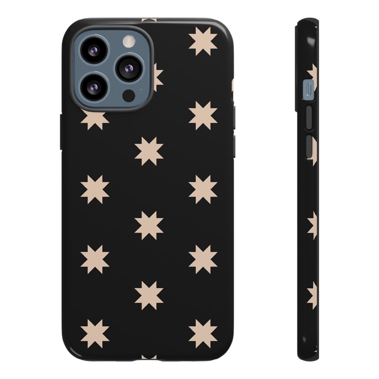 Black Star Quilt Block | Tough Phone Case