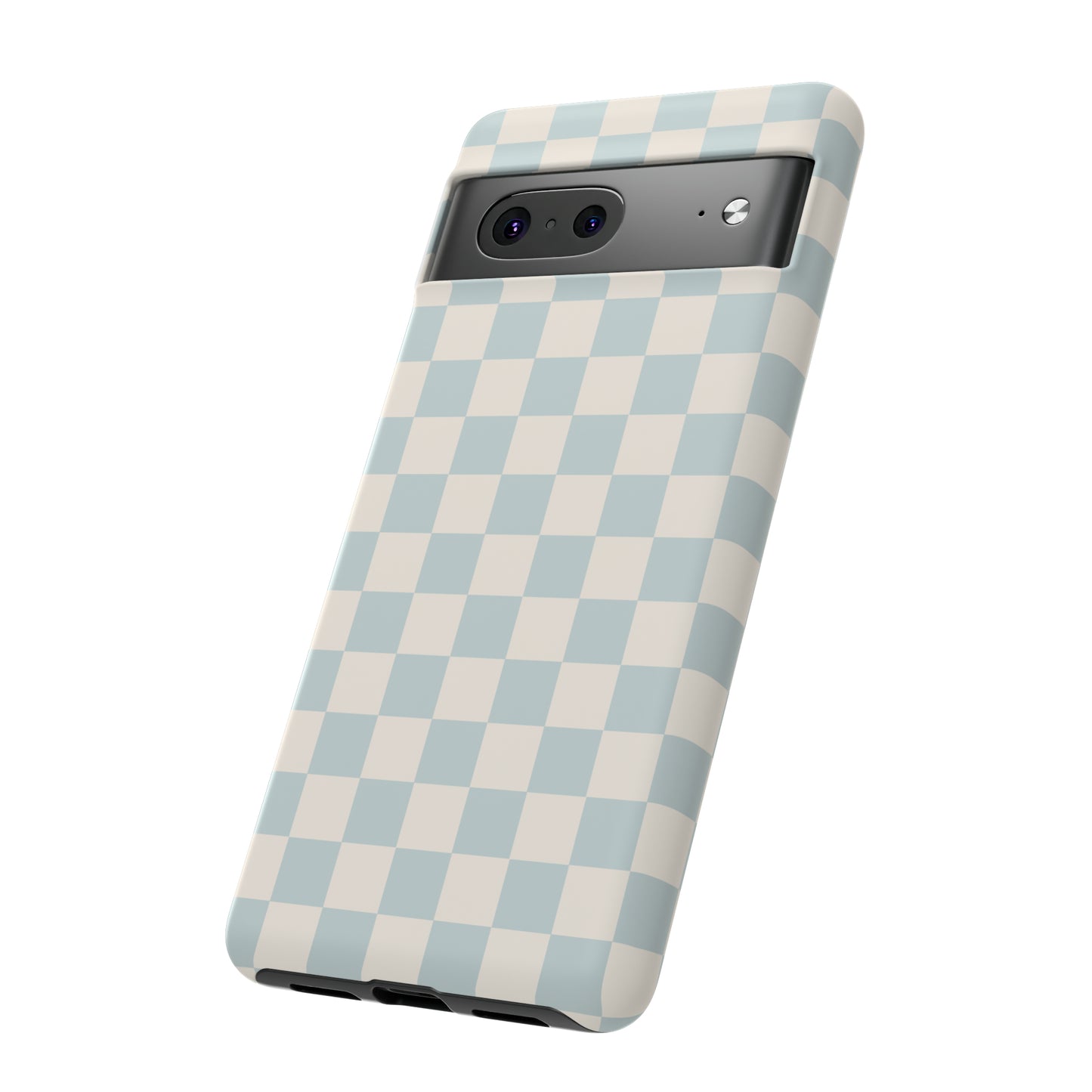 Light Blue Checkers | Tough Phone Case