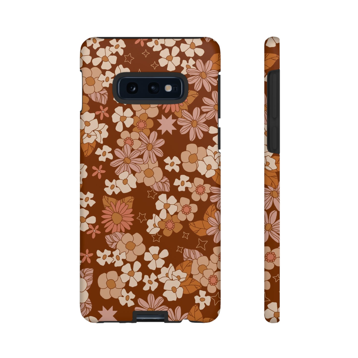 Deep Maroon Meadow | Tough Phone Case