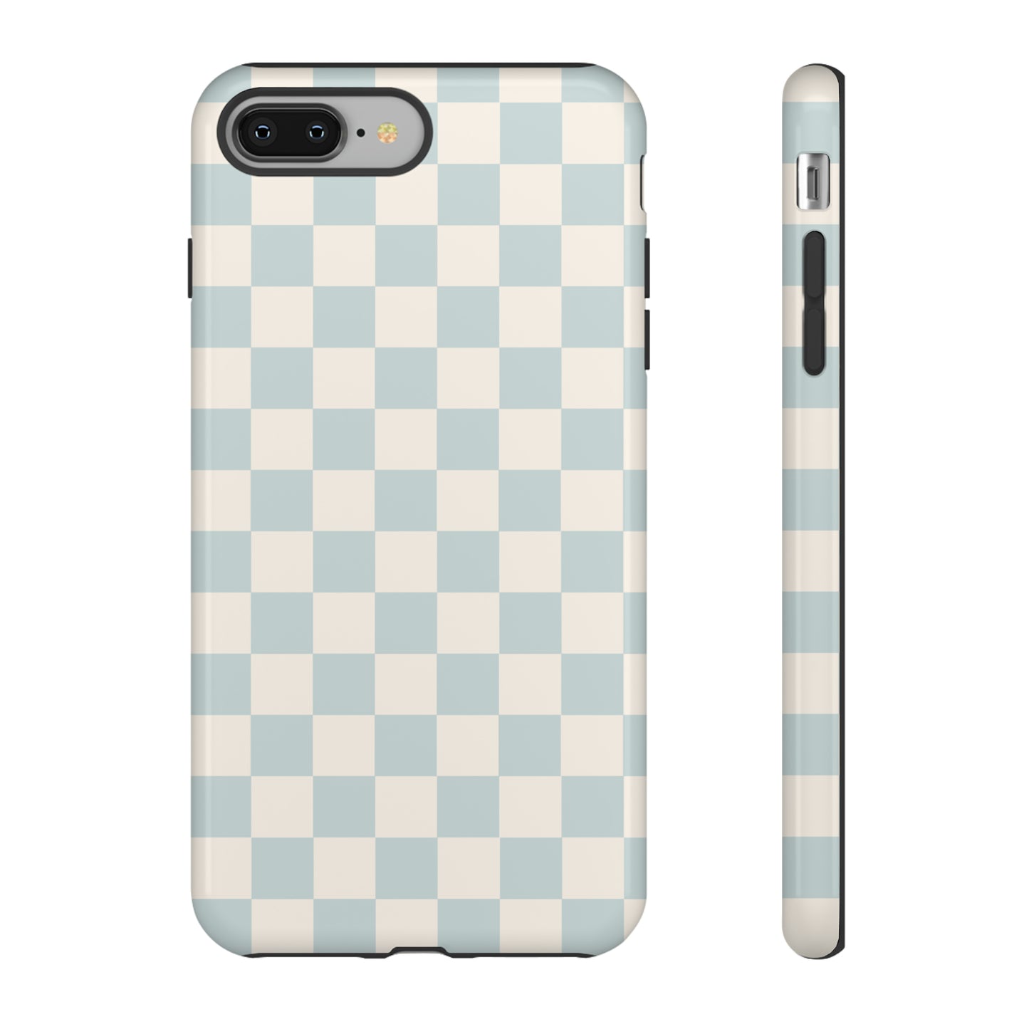 Light Blue Checkers | Tough Phone Case