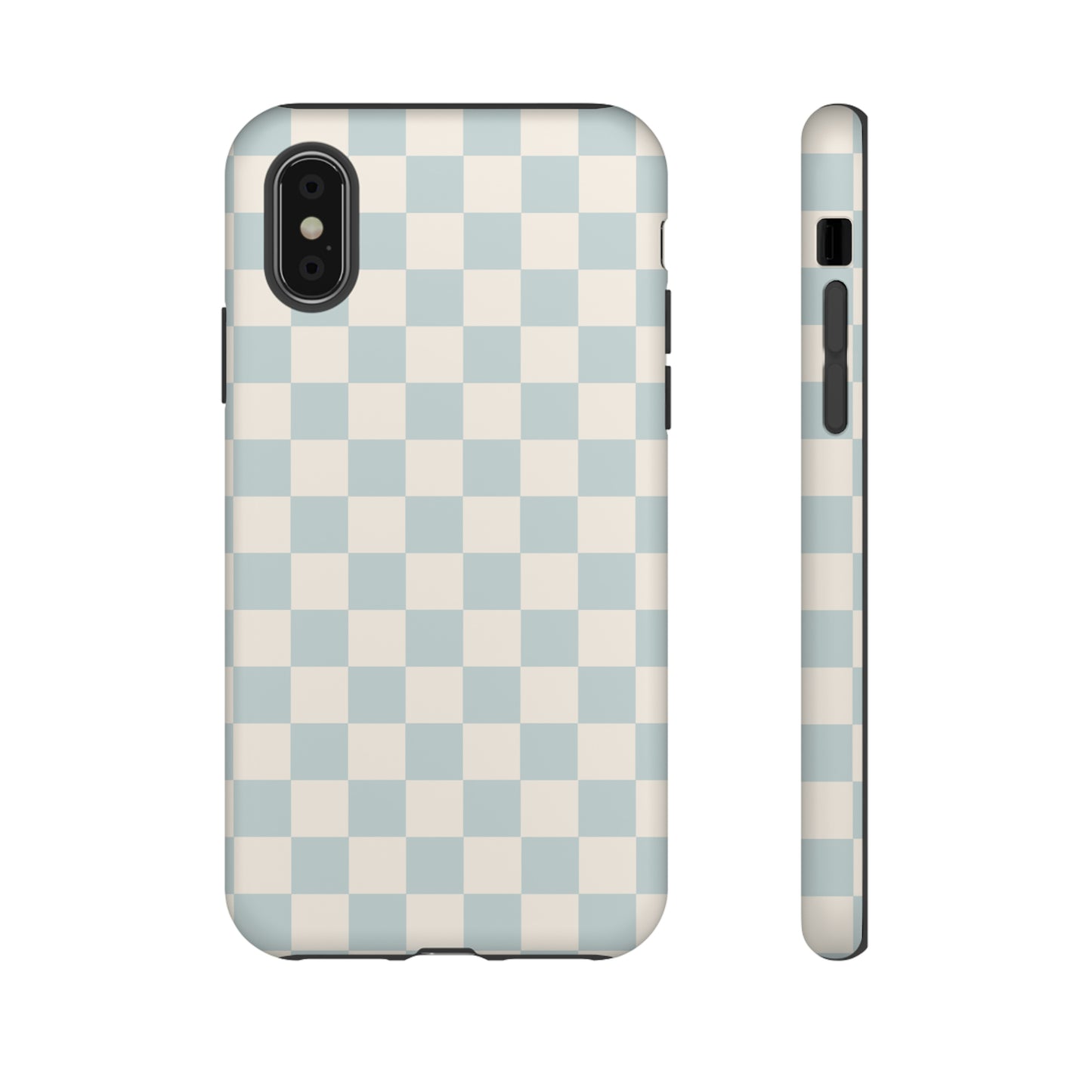 Light Blue Checkers | Tough Phone Case