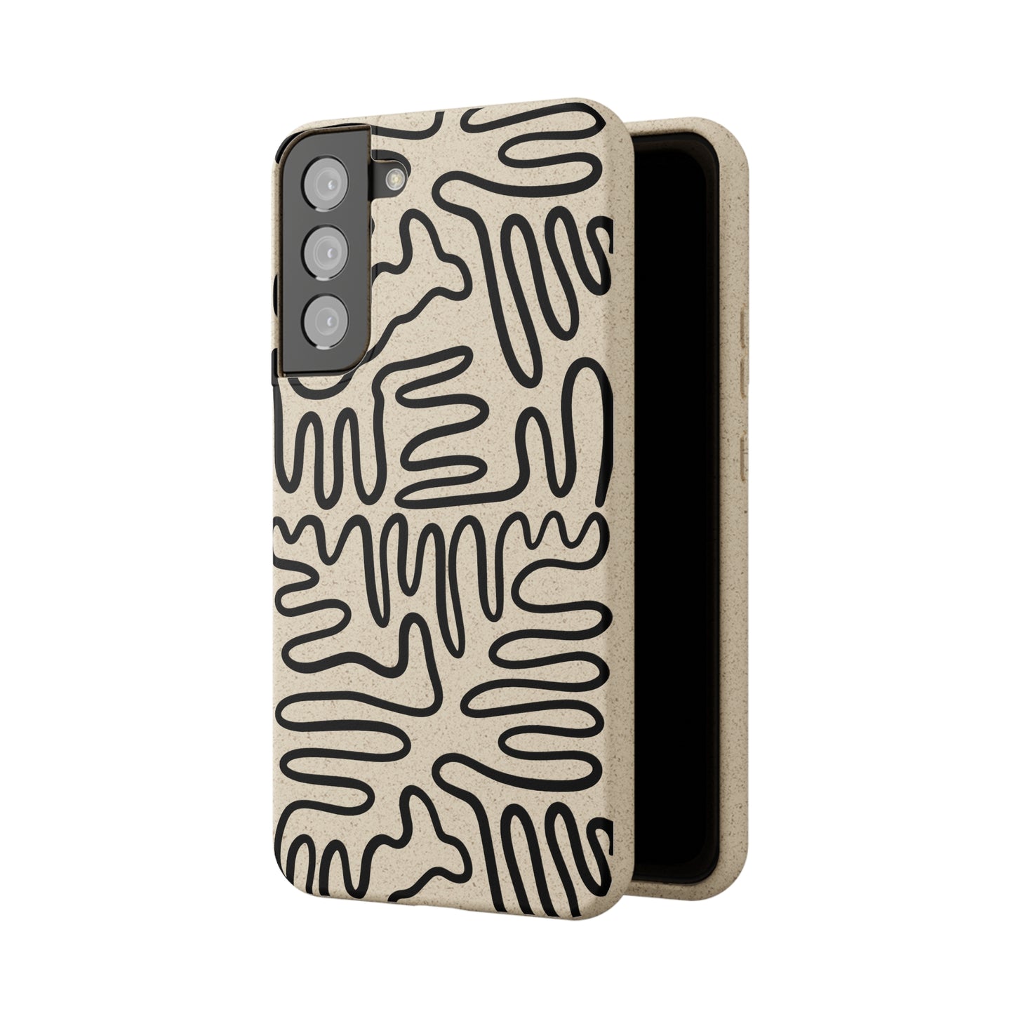 Black Squigles | 100% Biodegradable Phone Case