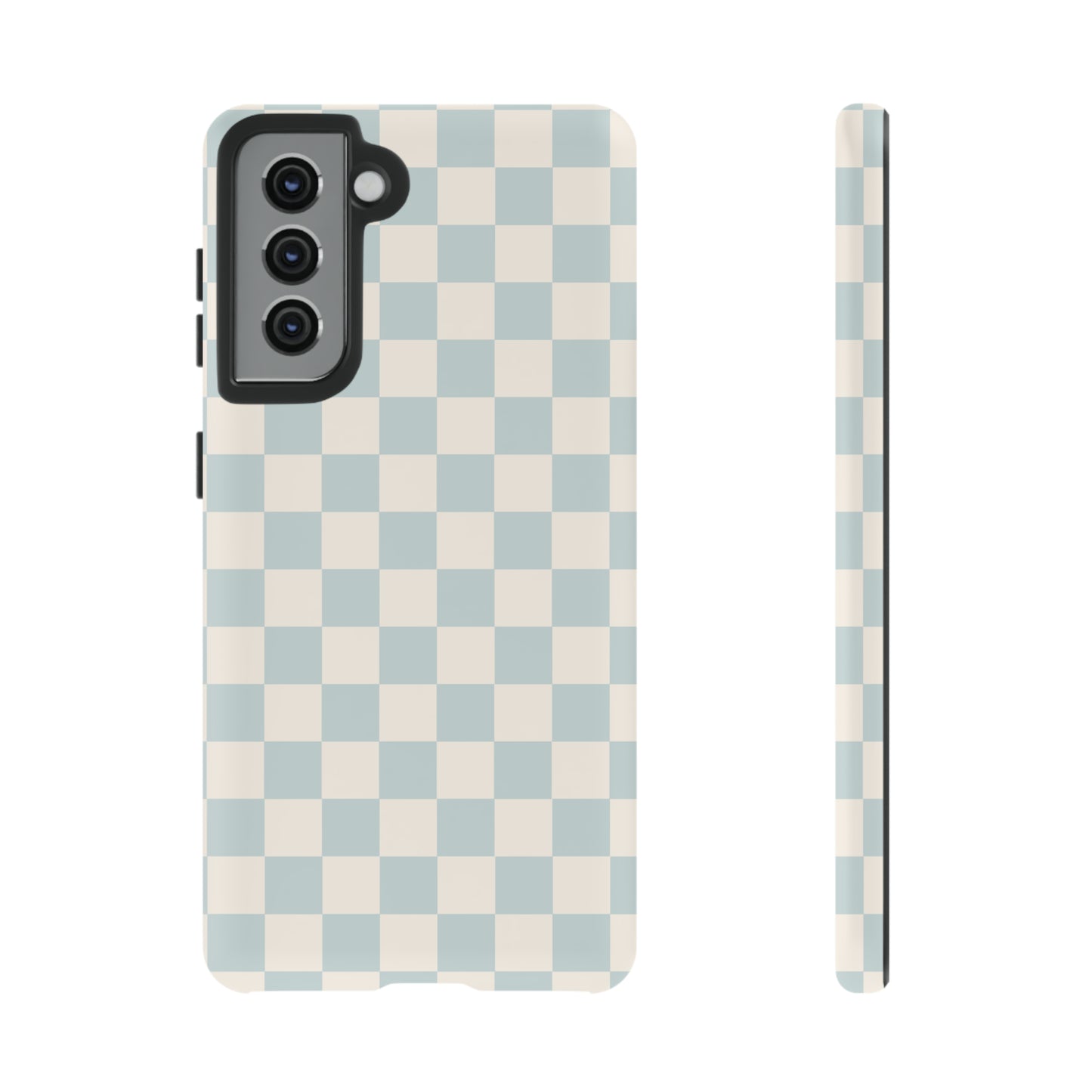 Light Blue Checkers | Tough Phone Case