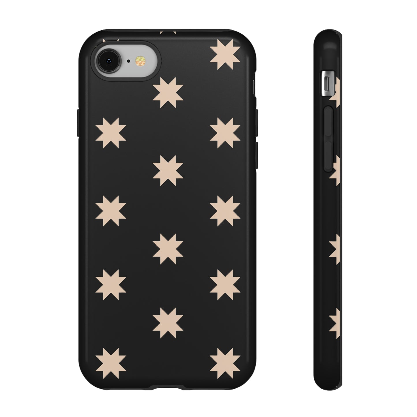 Black Star Quilt Block | Tough Phone Case