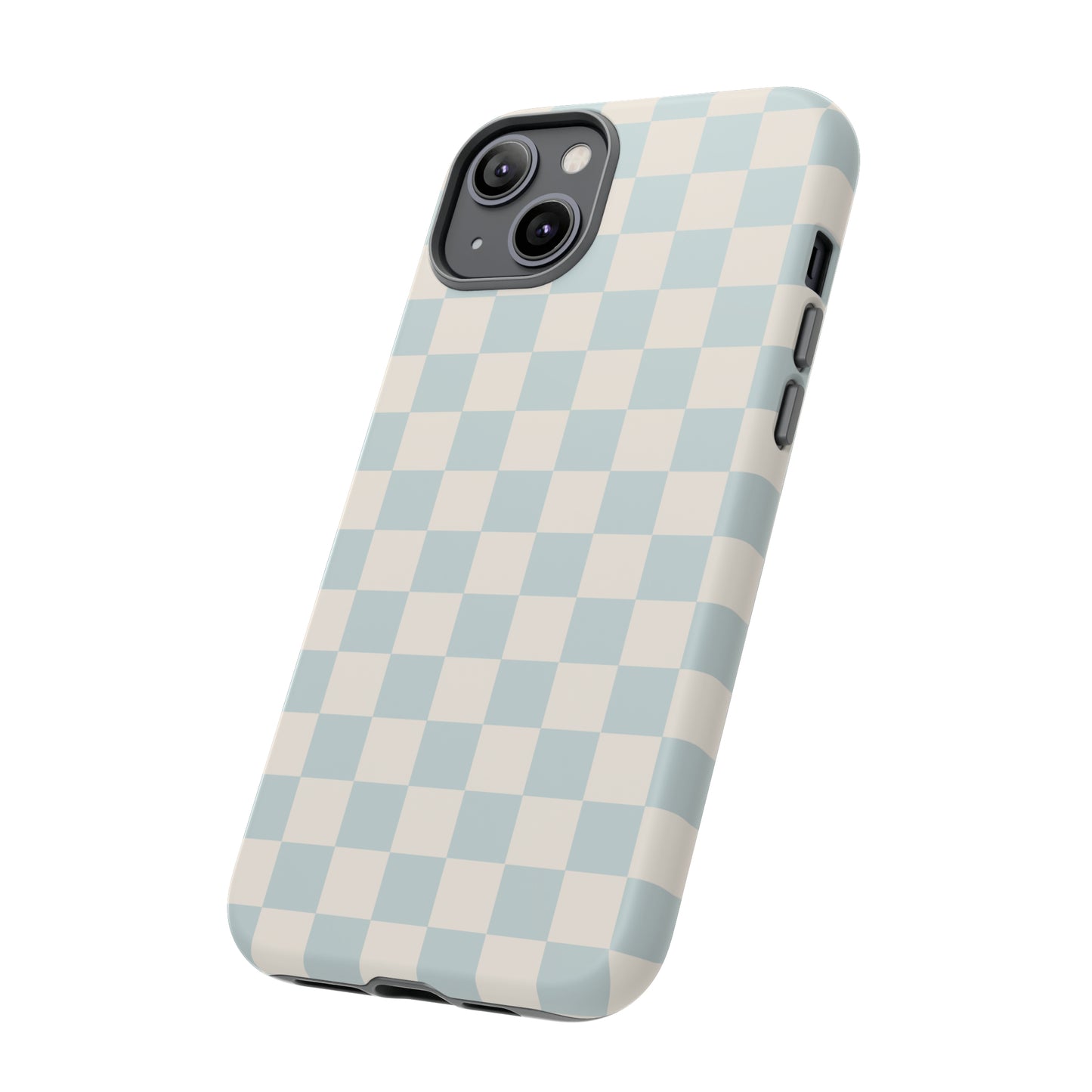 Light Blue Checkers | Tough Phone Case