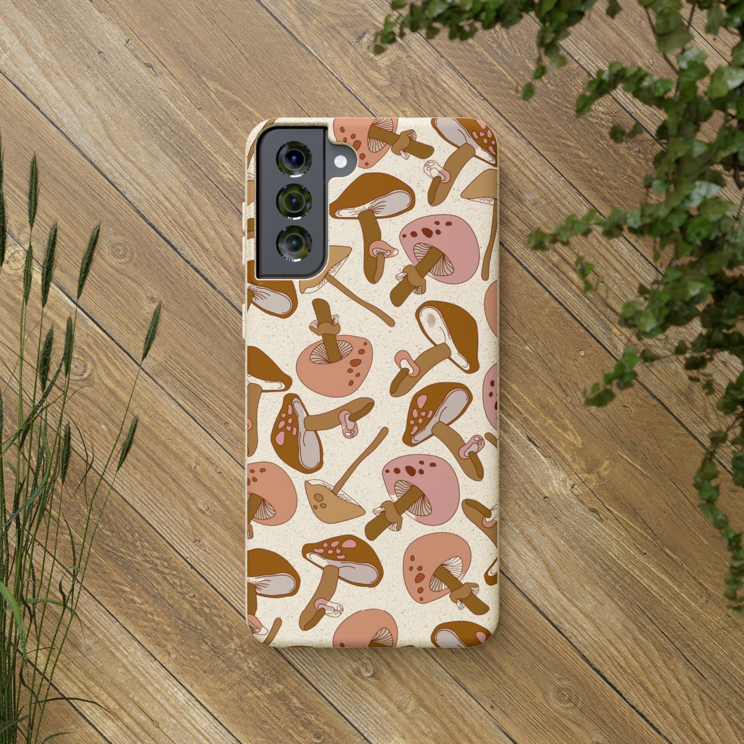 Foraging Mushrooms | 100% Biodegradable Phone Case