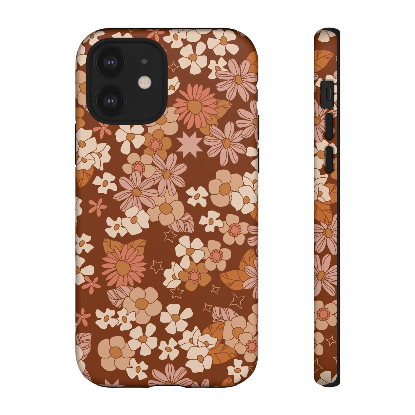 Deep Maroon Meadow | Tough Phone Case