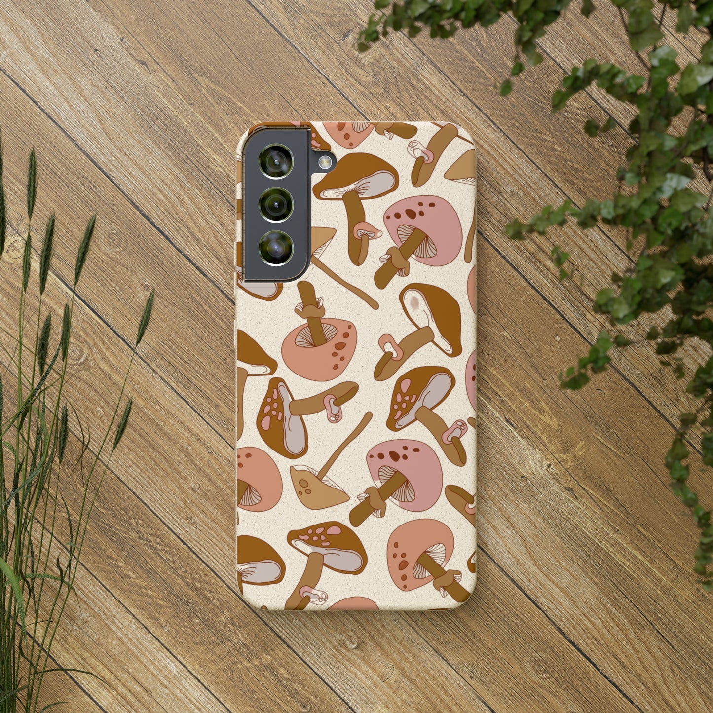 Foraging Mushrooms | 100% Biodegradable Phone Case