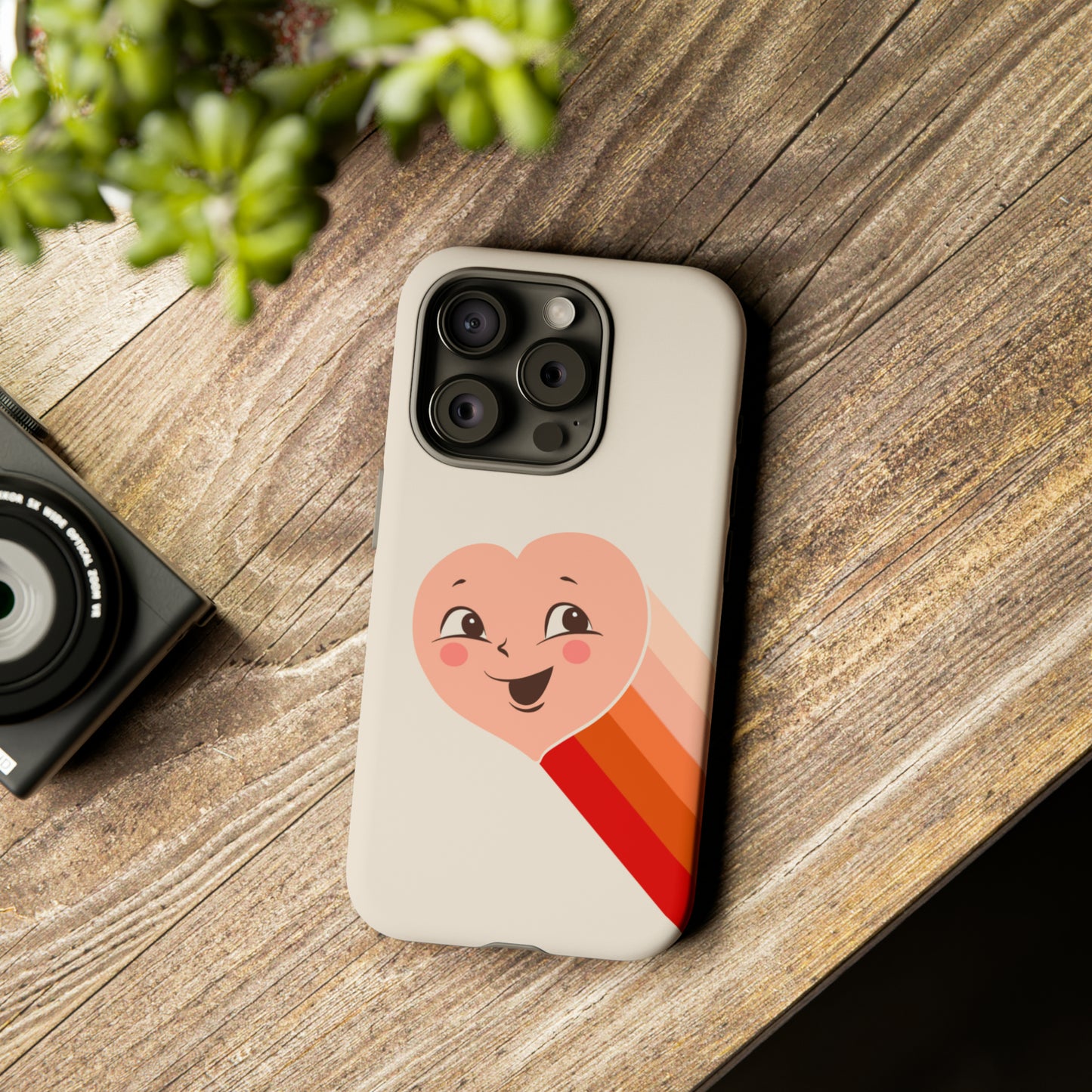 Retro Shooting Heart | Tough Phone Case