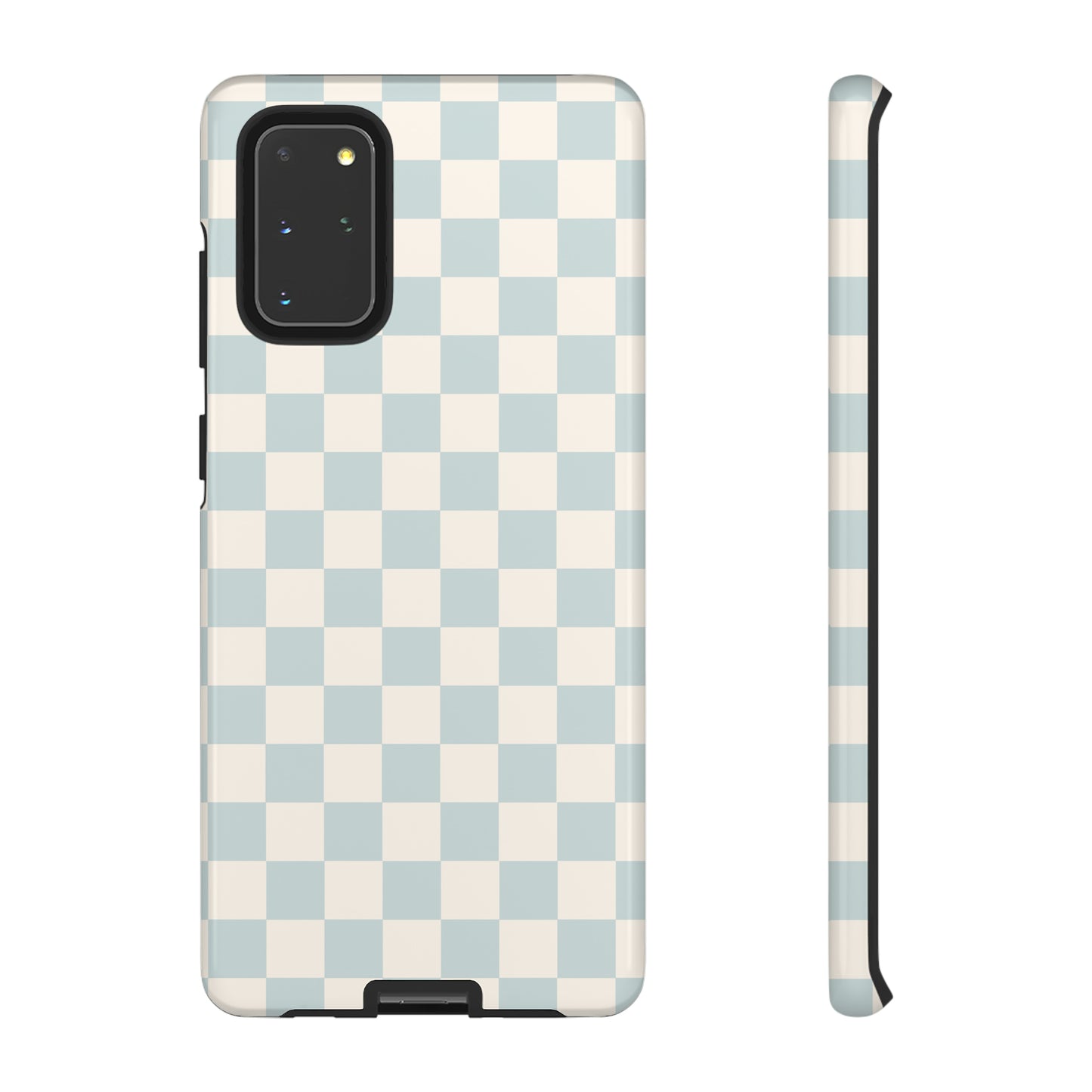 Light Blue Checkers | Tough Phone Case