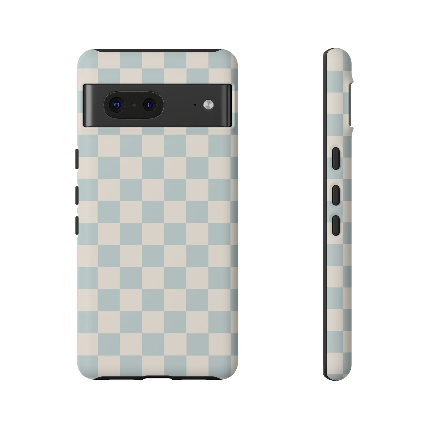 Light Blue Checkers | Tough Phone Case