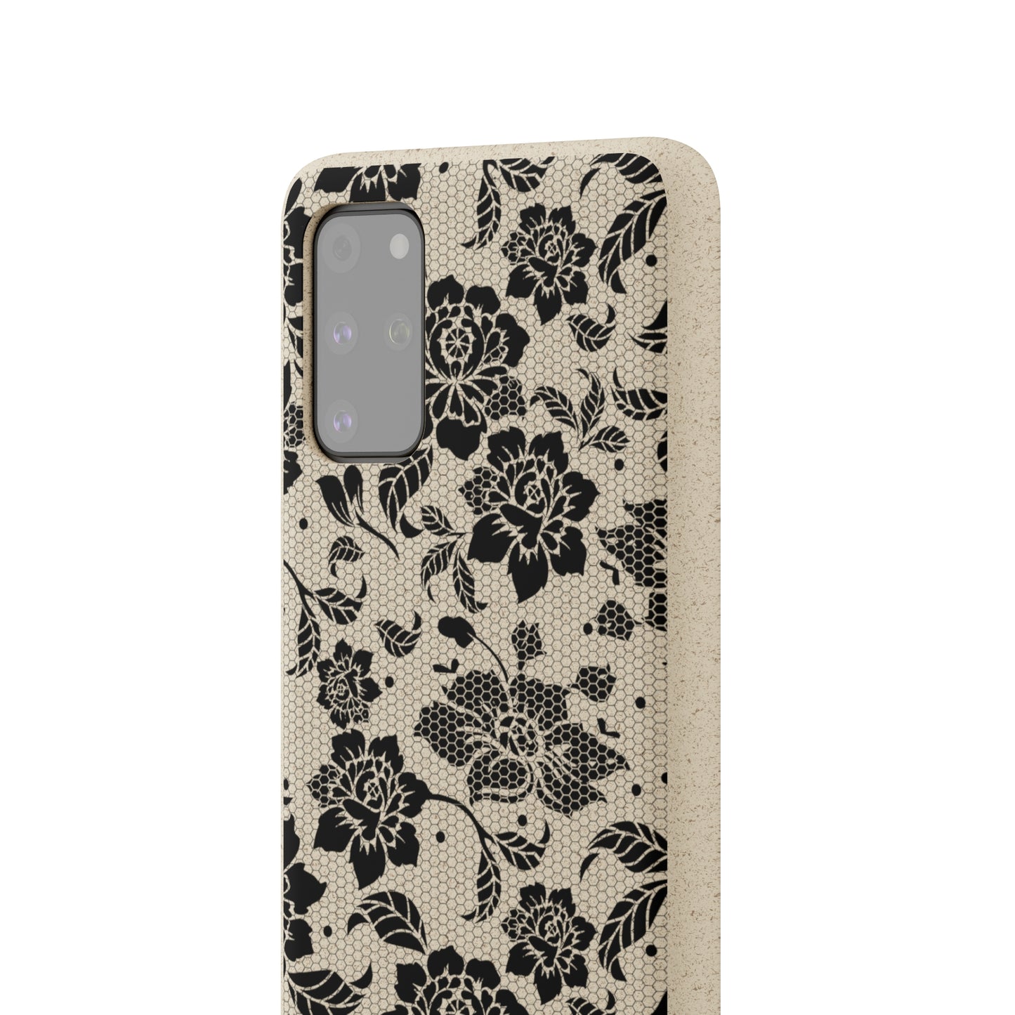 Black Lace Coquette | 100% Biodegradable Phone Case