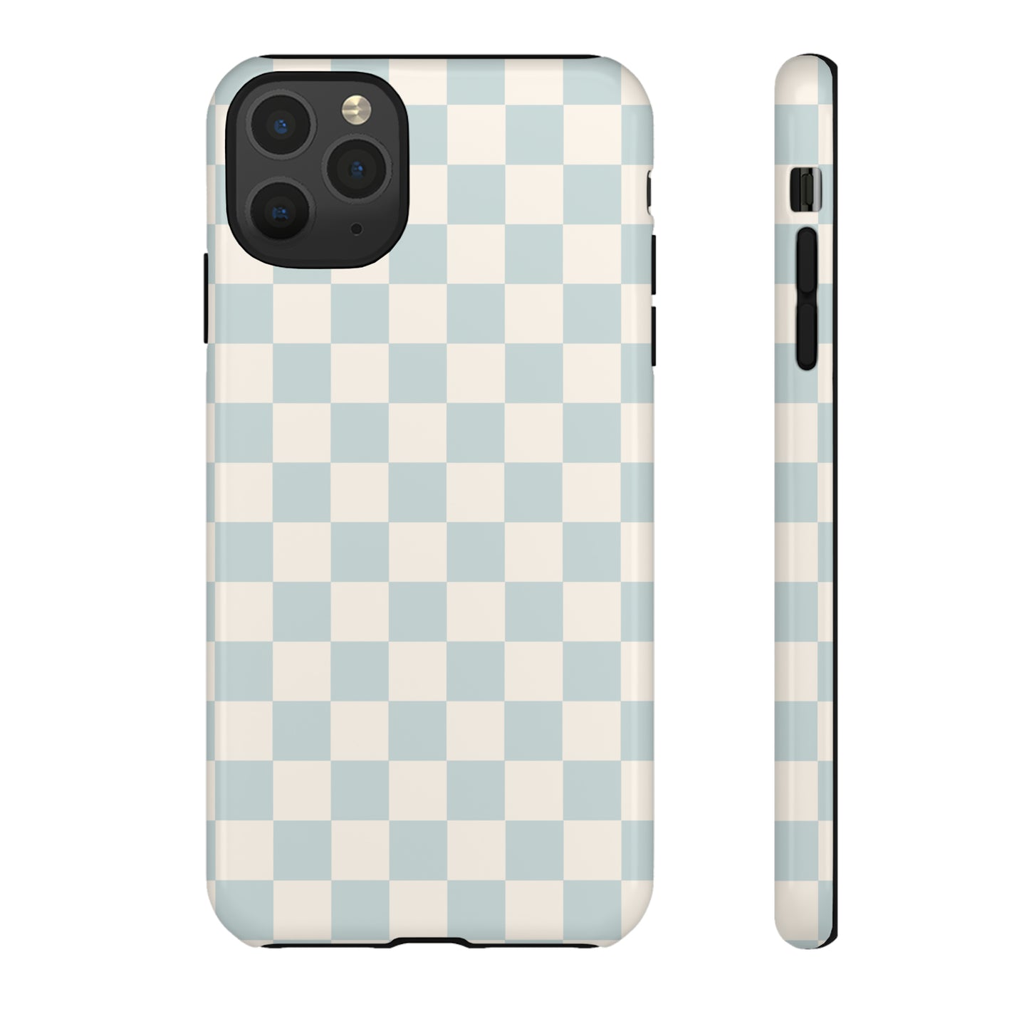 Light Blue Checkers | Tough Phone Case