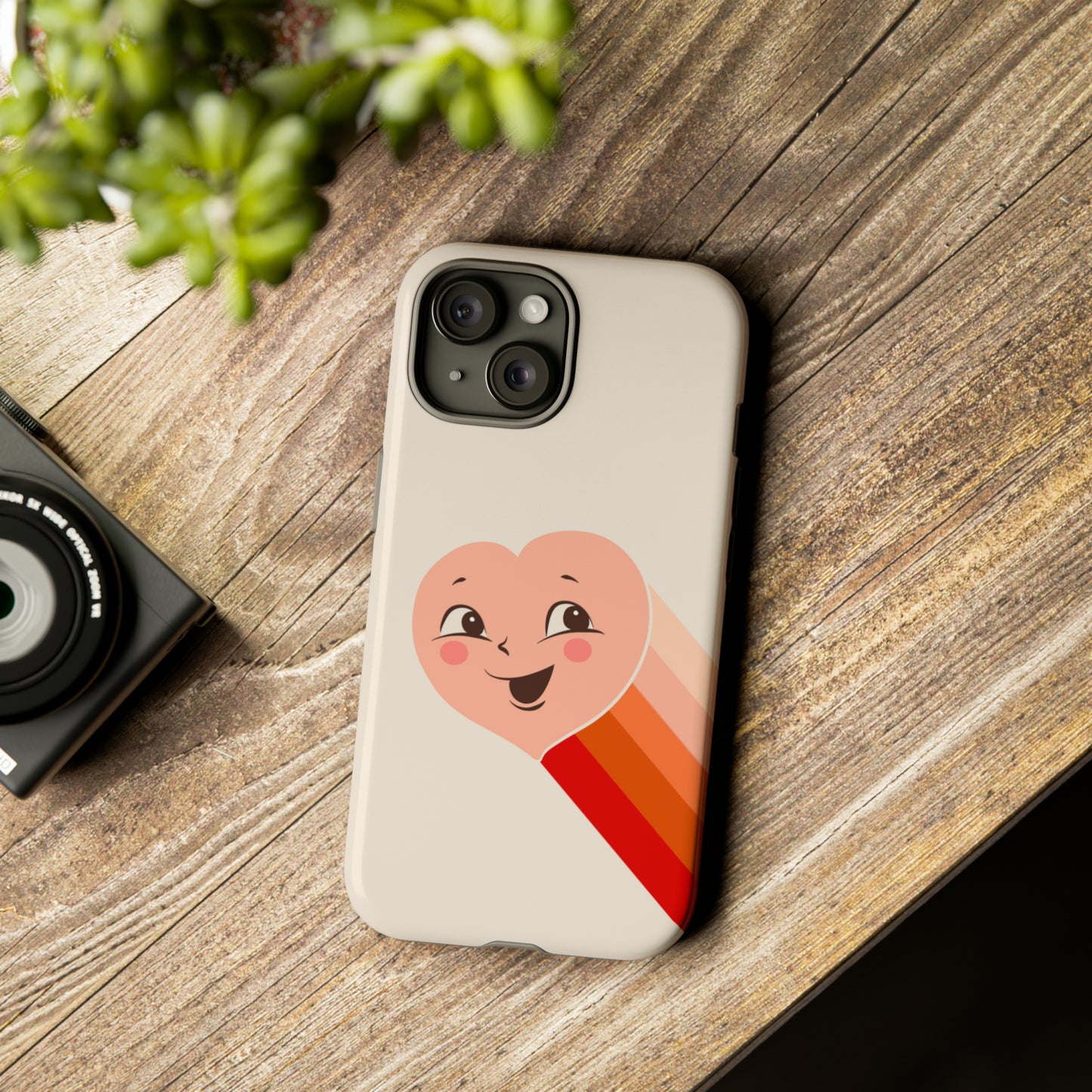 Retro Shooting Heart | Tough Phone Case