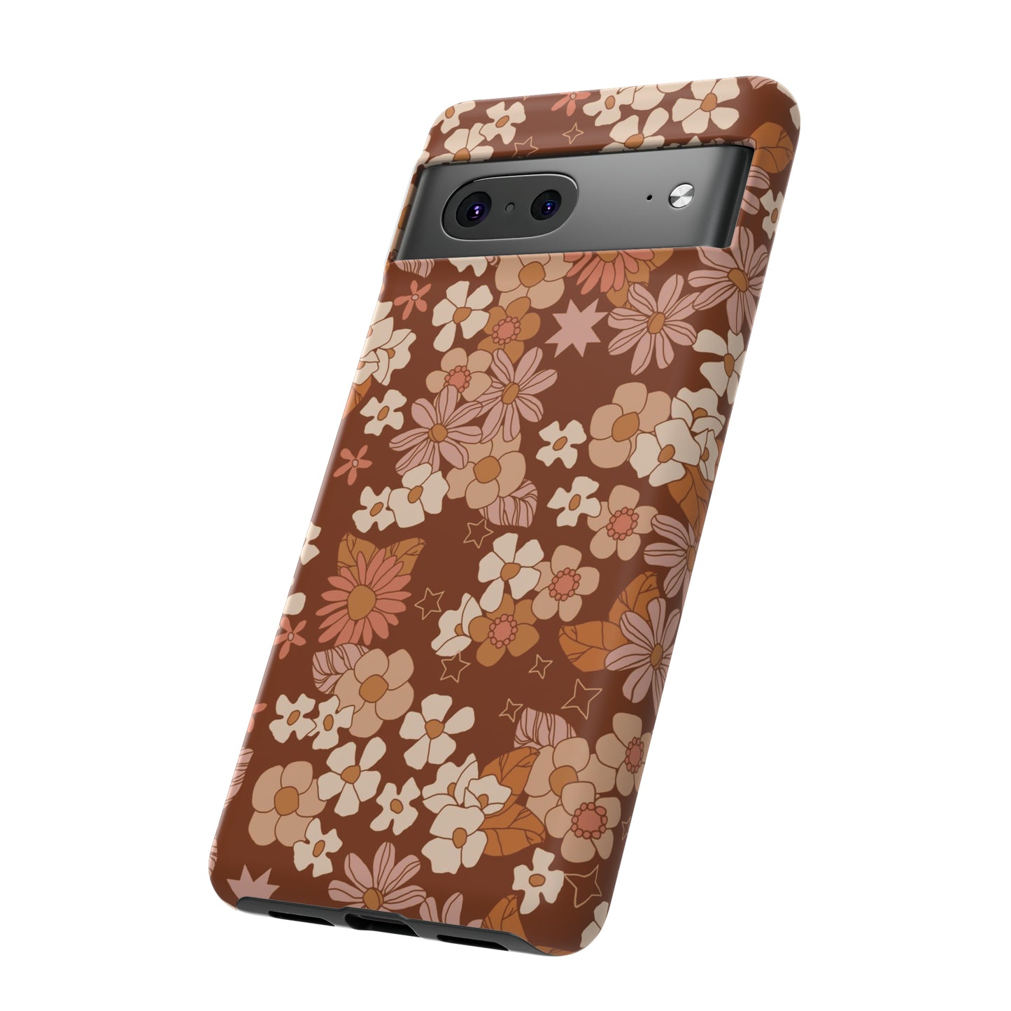 Deep Maroon Meadow | Tough Phone Case