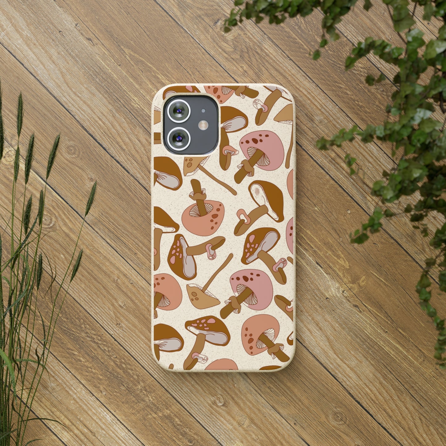 Foraging Mushrooms | 100% Biodegradable Phone Case