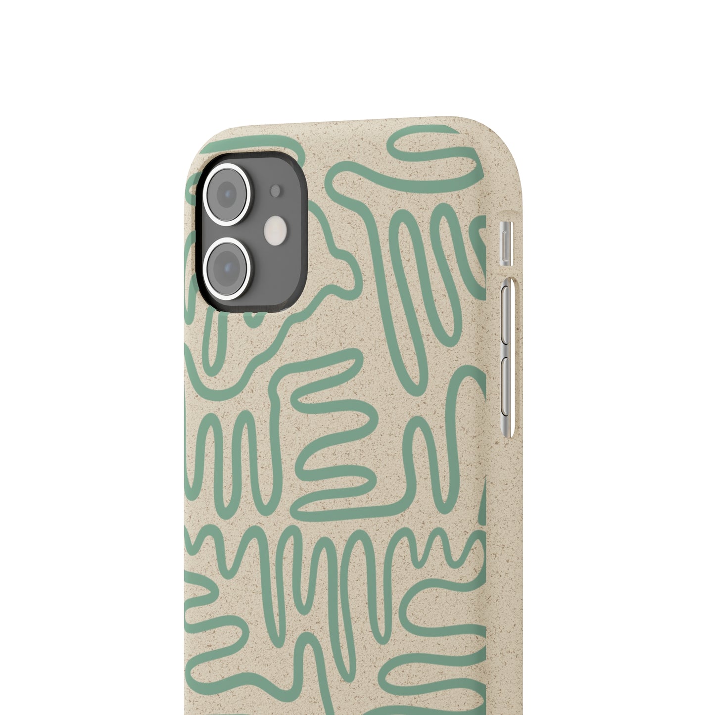 Green Squigles | 100% Biodegradable Phone Case