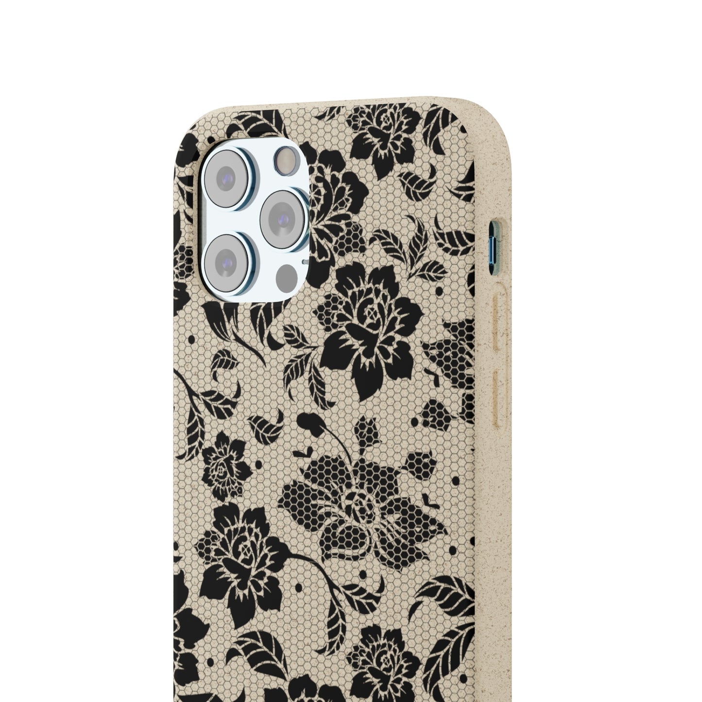 Black Lace Coquette | 100% Biodegradable Phone Case