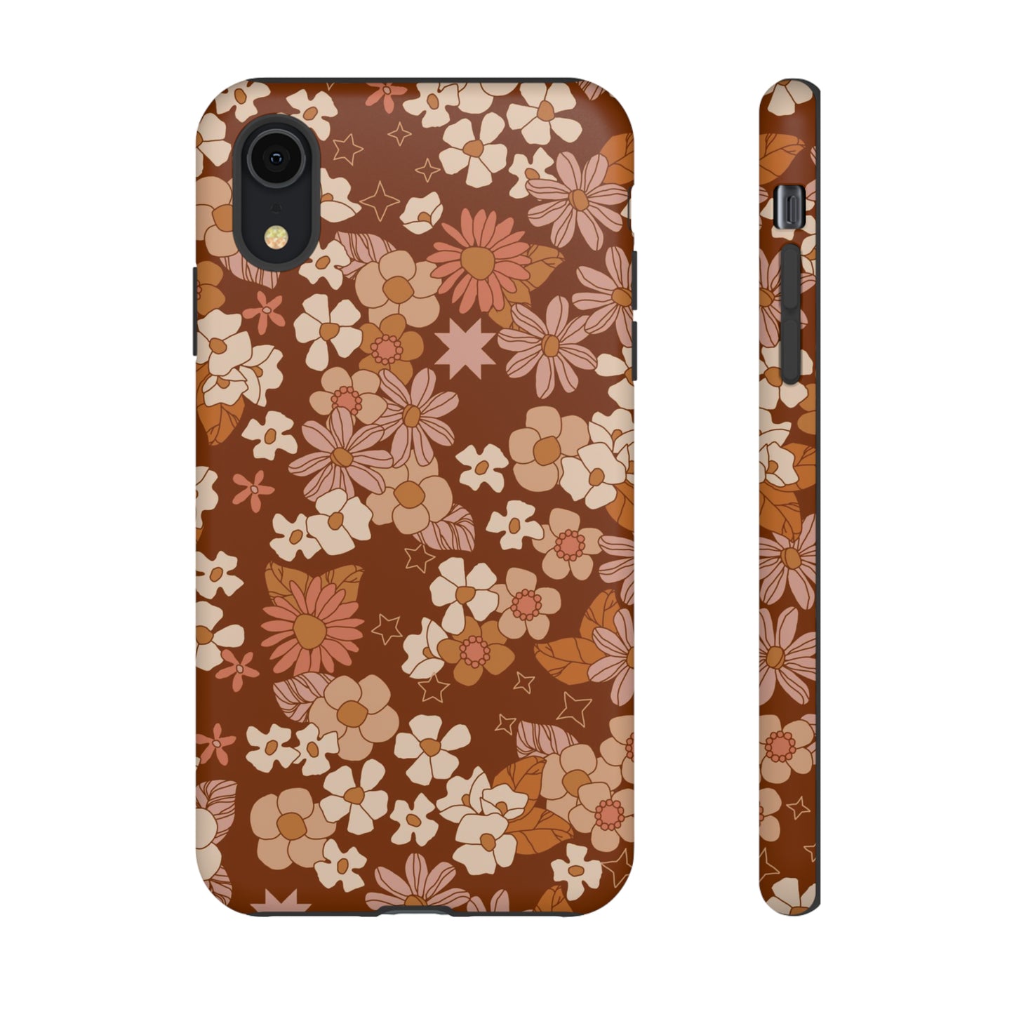 Deep Maroon Meadow | Tough Phone Case