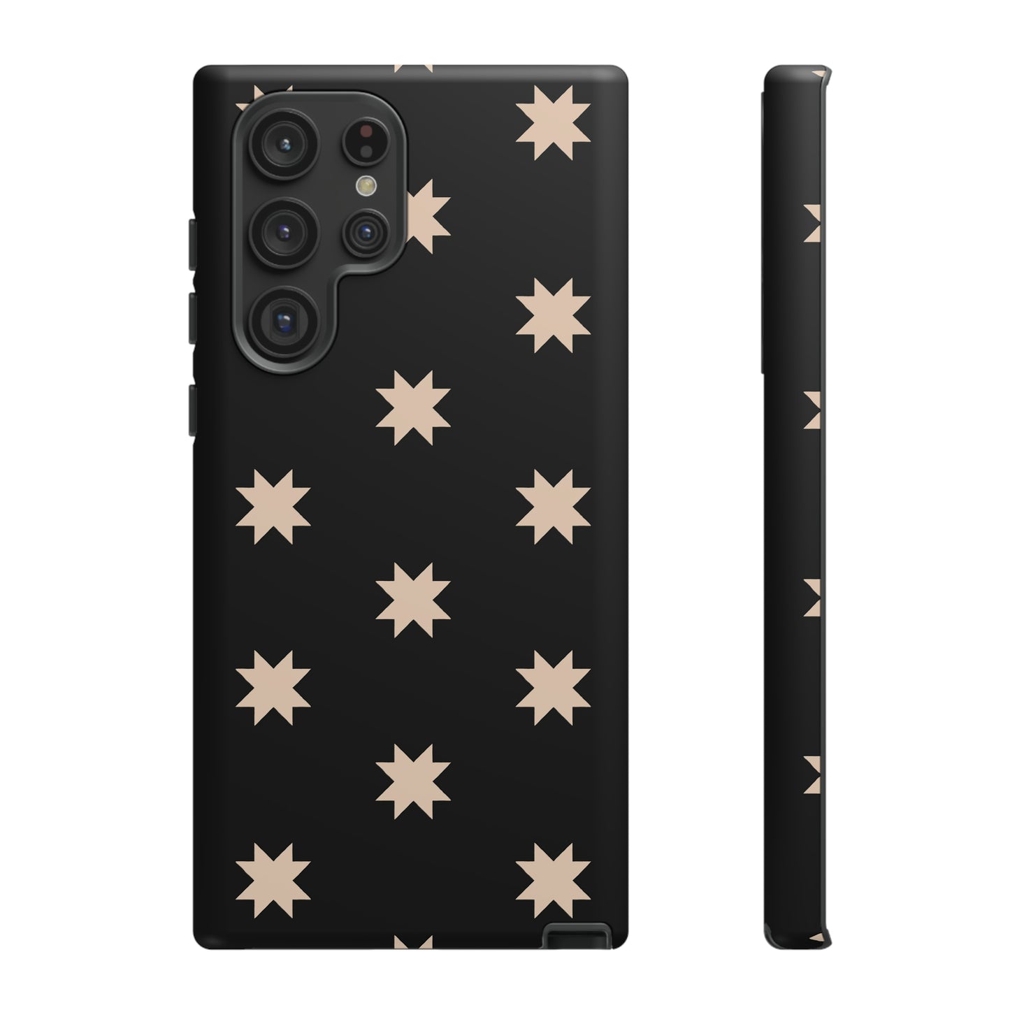 Black Star Quilt Block | Tough Phone Case