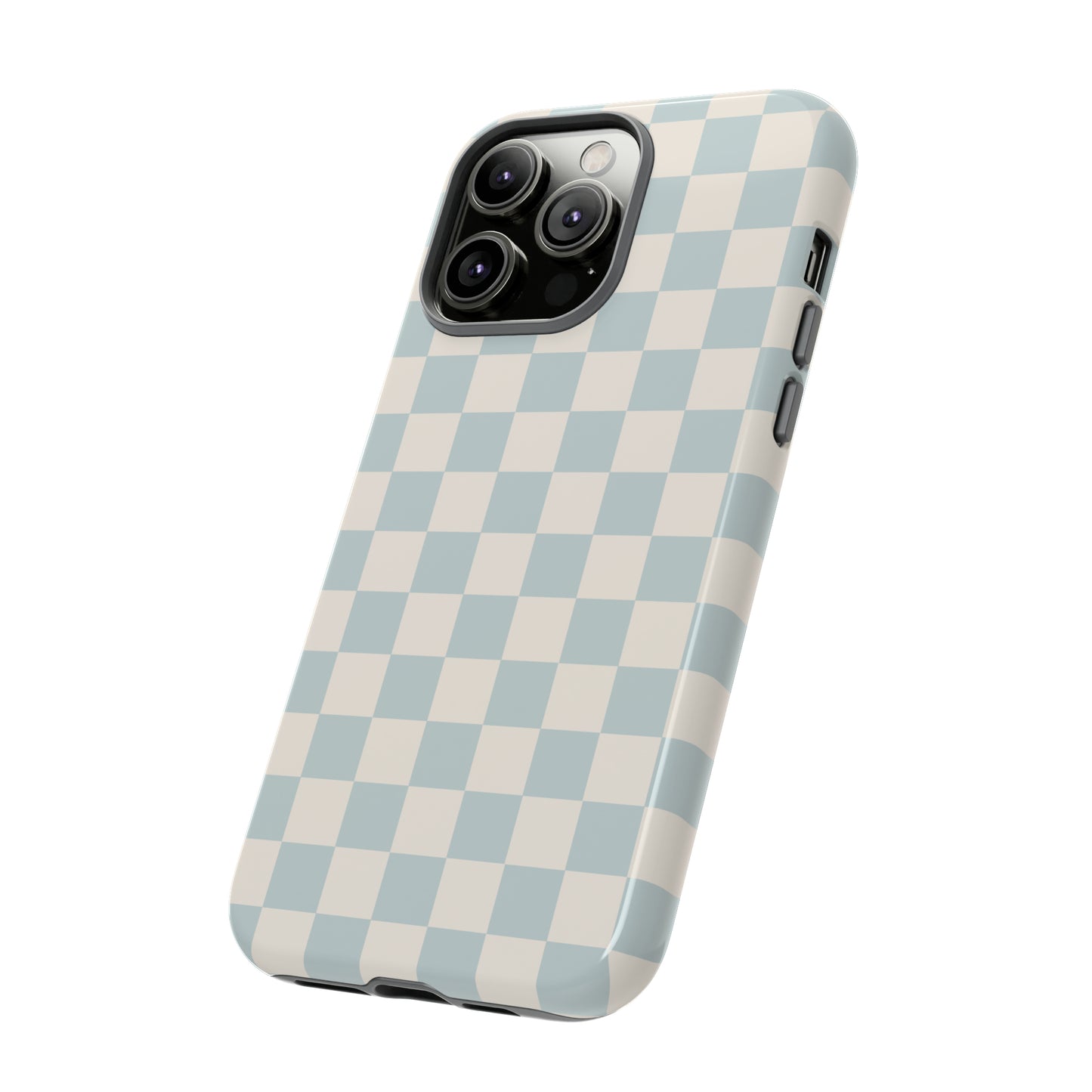 Light Blue Checkers | Tough Phone Case