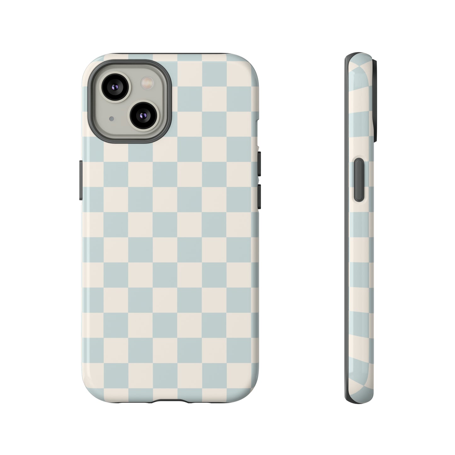 Light Blue Checkers | Tough Phone Case