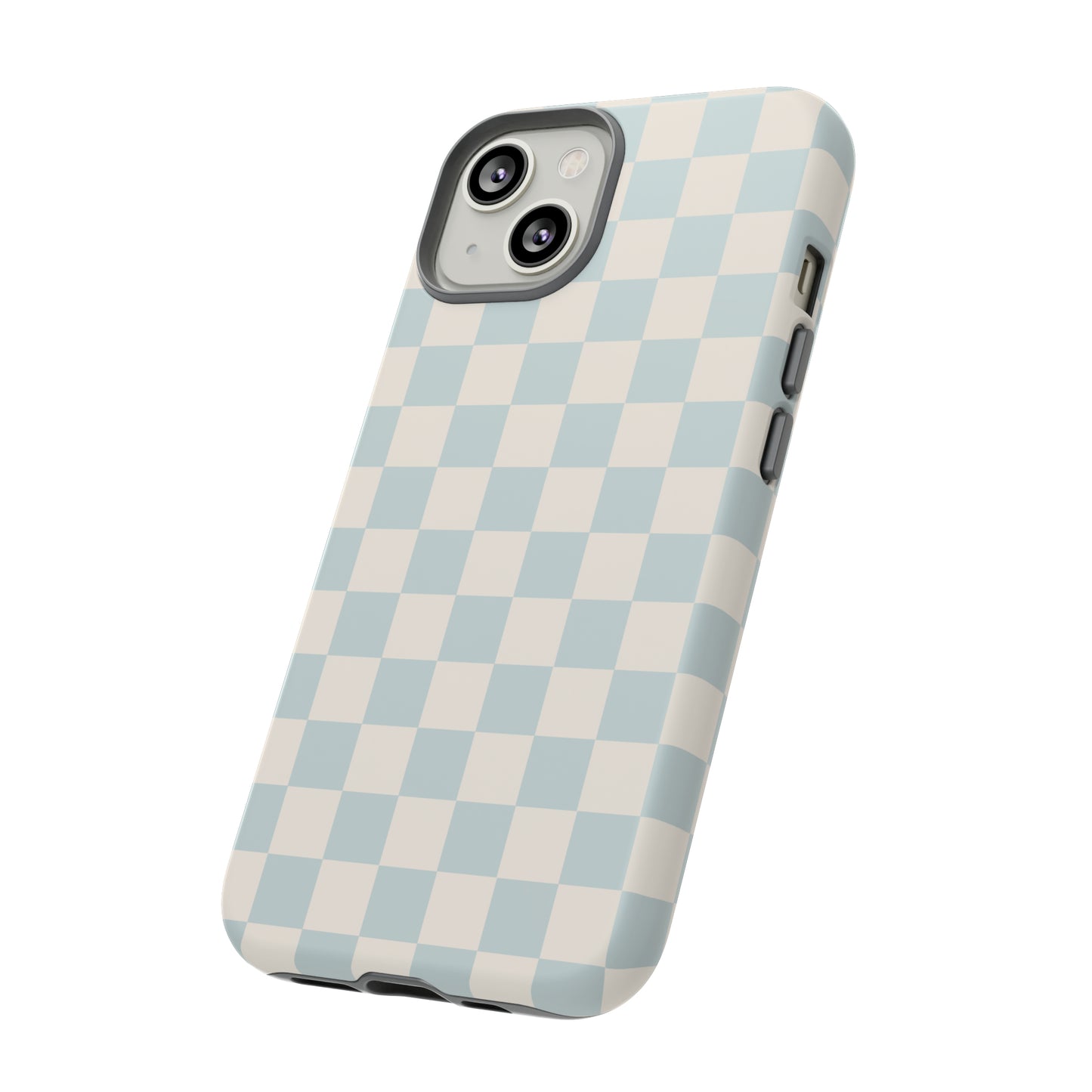 Light Blue Checkers | Tough Phone Case