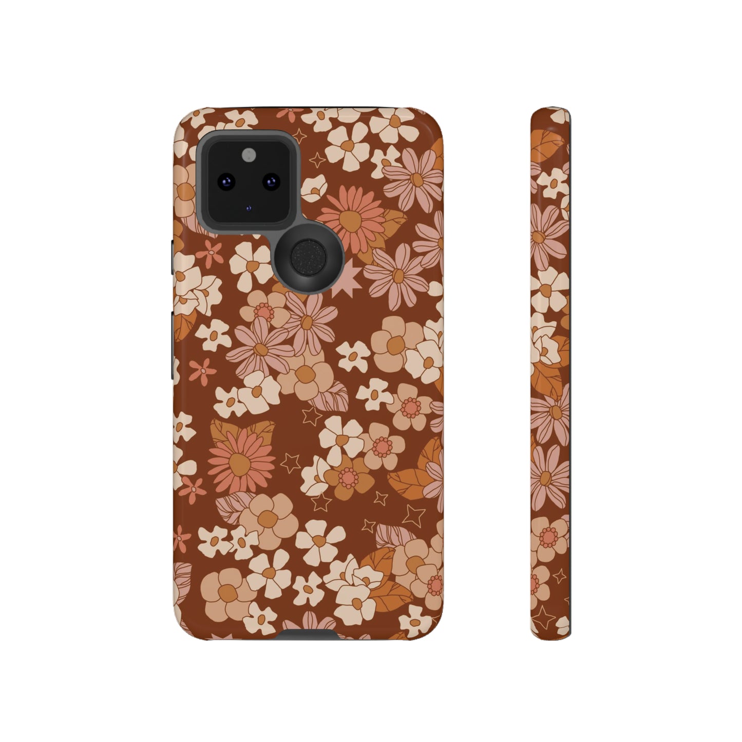 Deep Maroon Meadow | Tough Phone Case