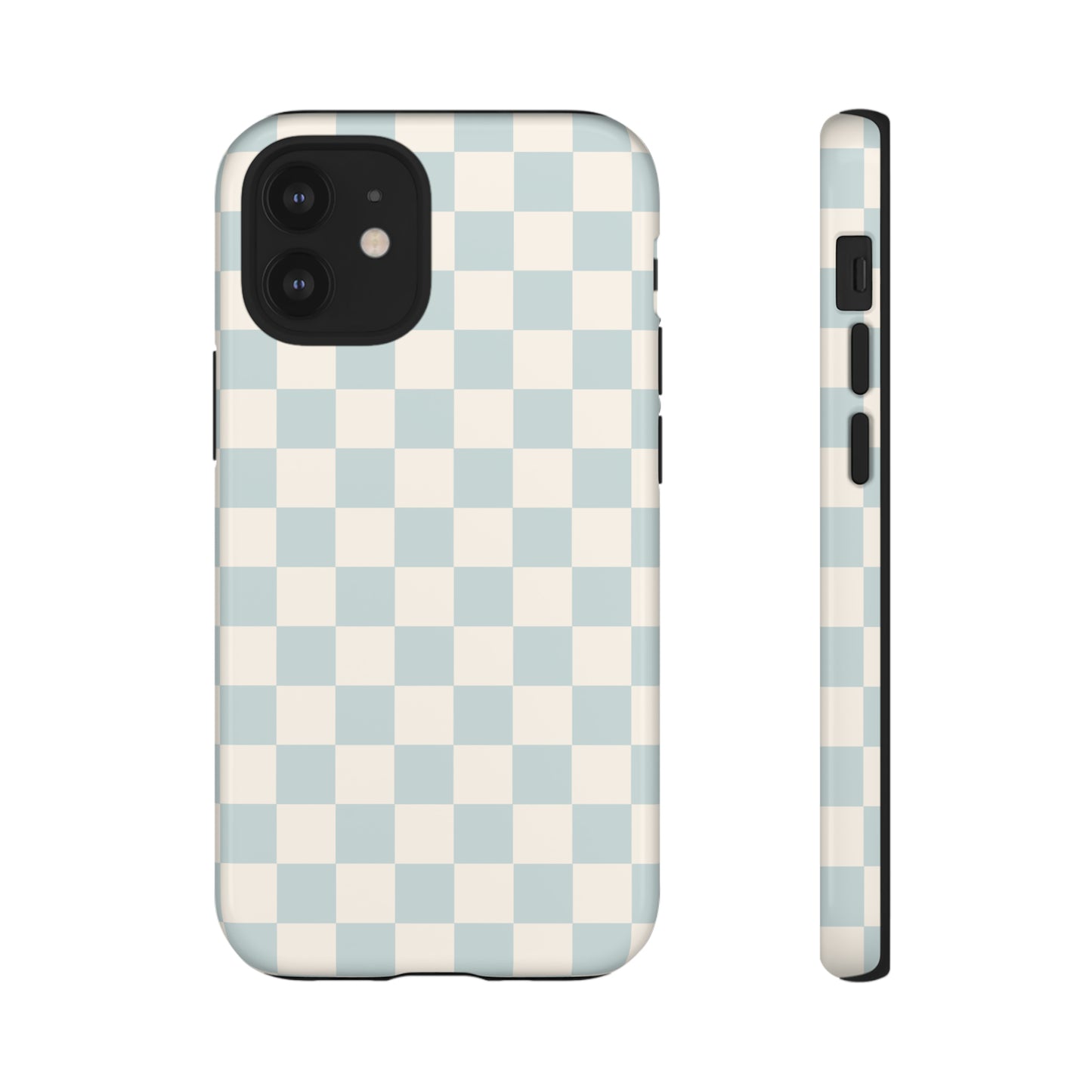 Light Blue Checkers | Tough Phone Case