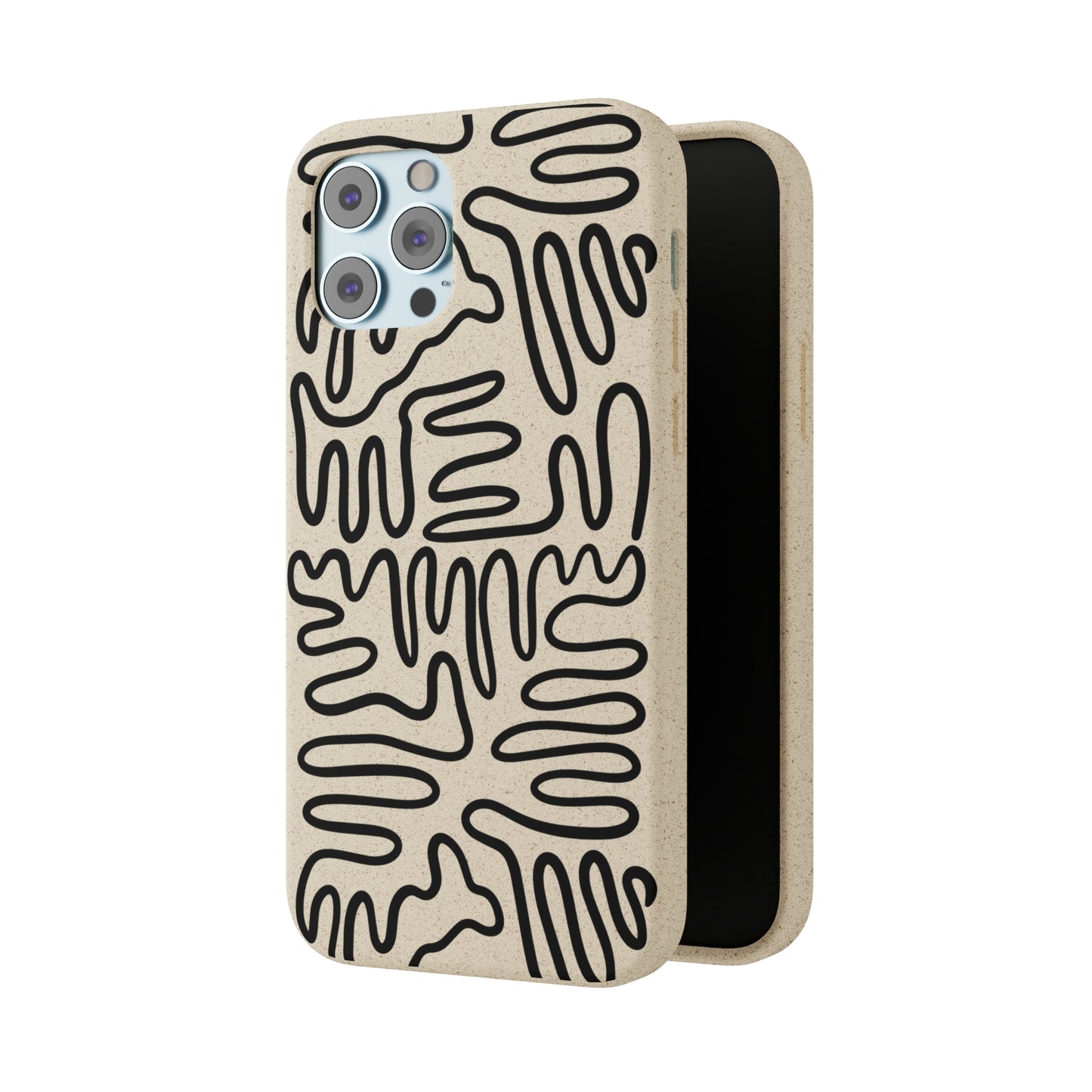 Black Squigles | 100% Biodegradable Phone Case