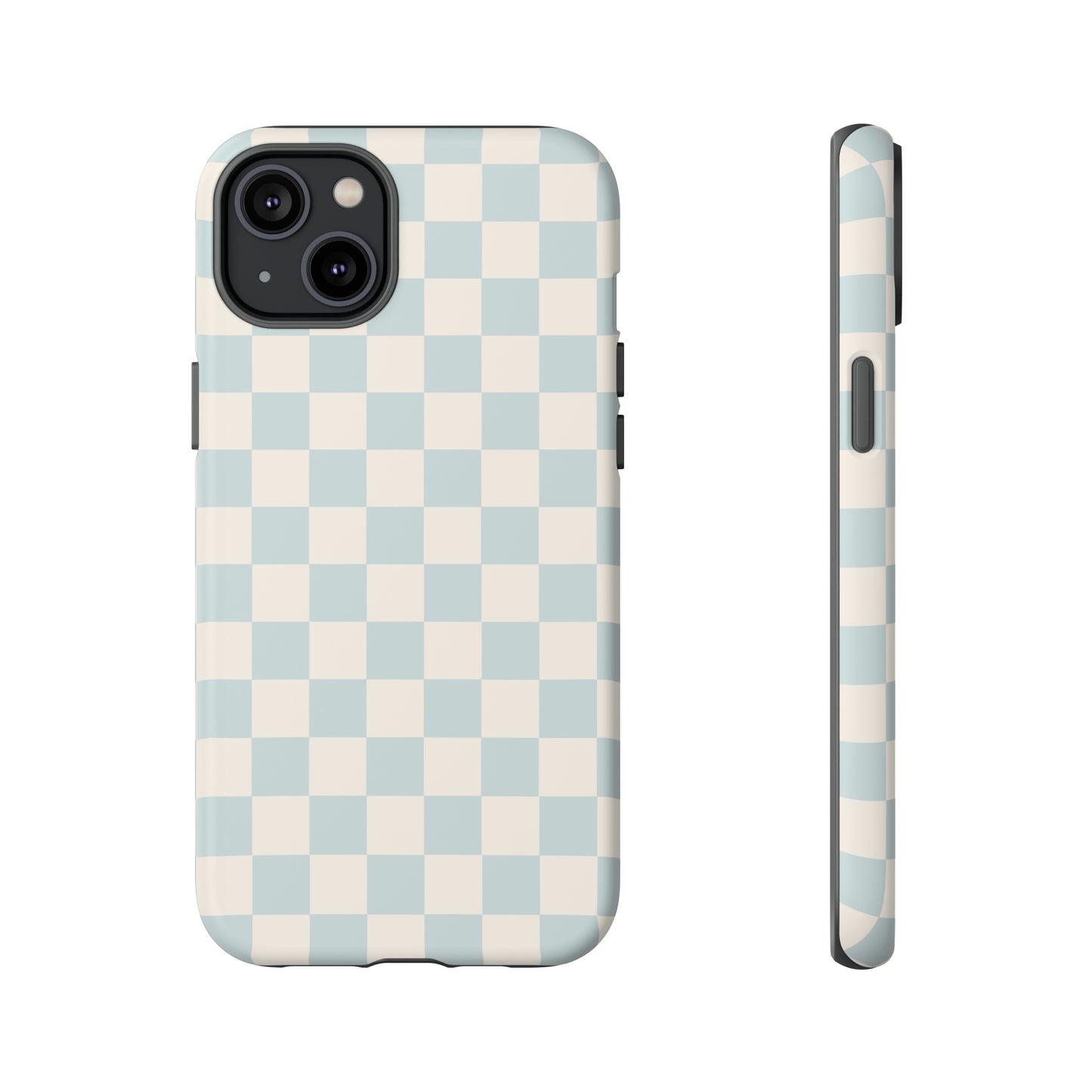 Light Blue Checkers | Tough Phone Case