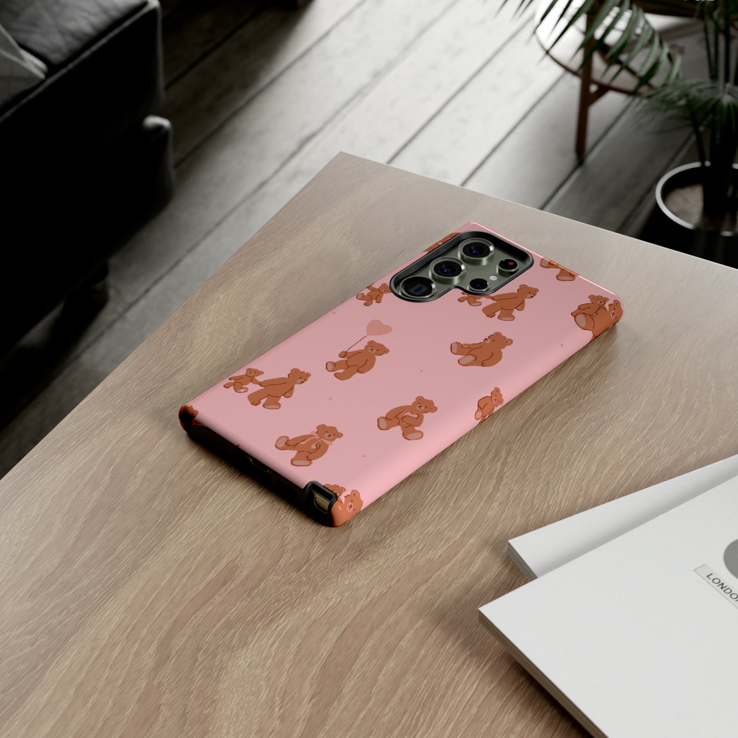 Sweet Pink Teddy Bear Tough Cases